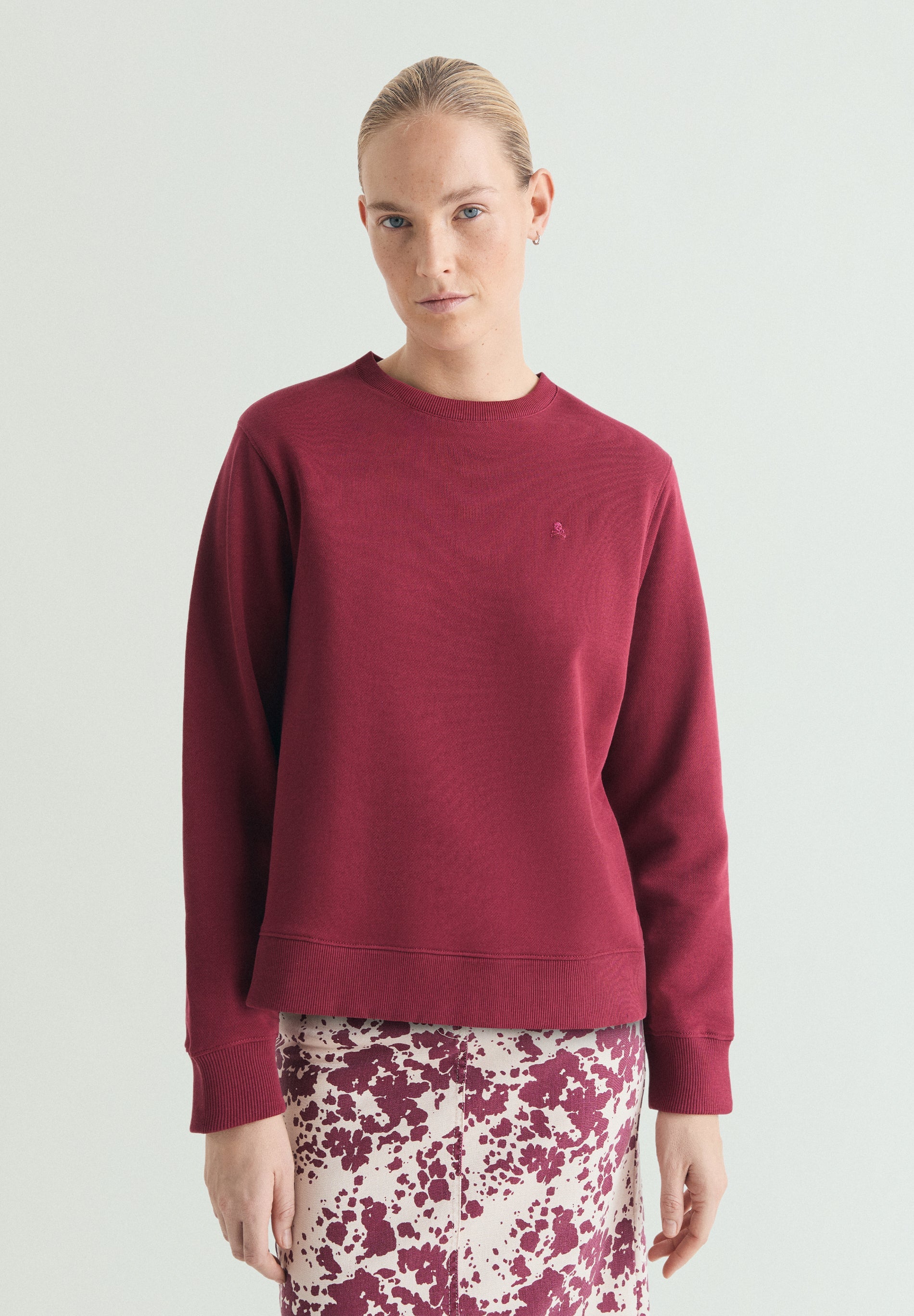 BASIC SKULL SWEATSHIRT