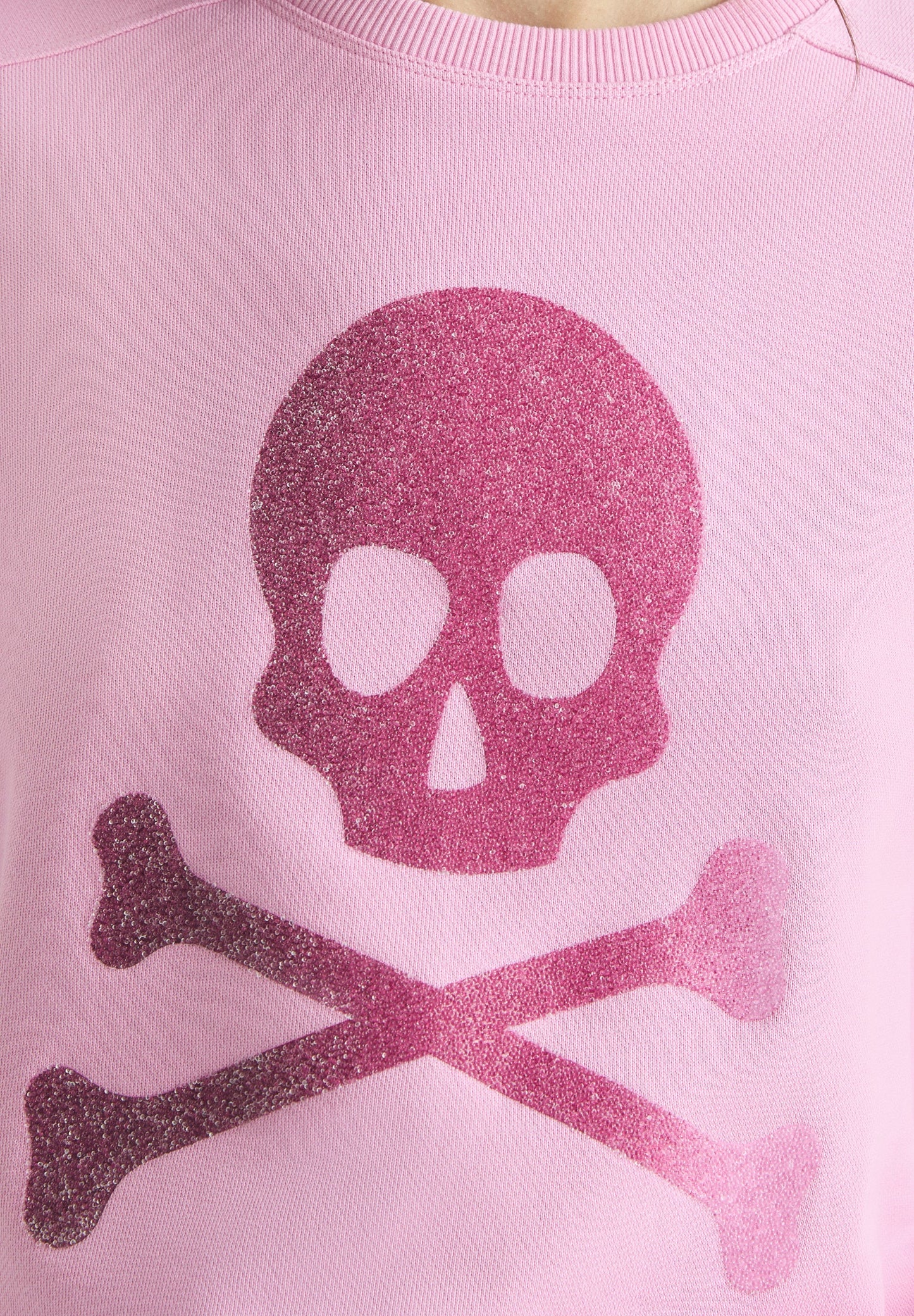 GLITTER SKULL SWEATSHIRT