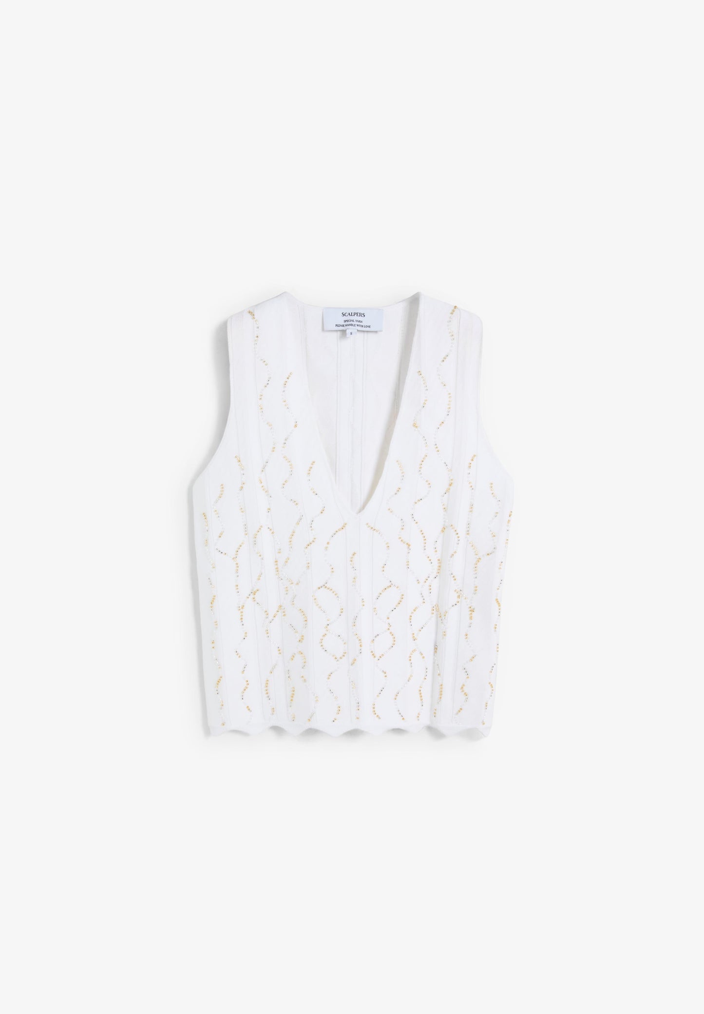 SCBEADS KNIT TOP