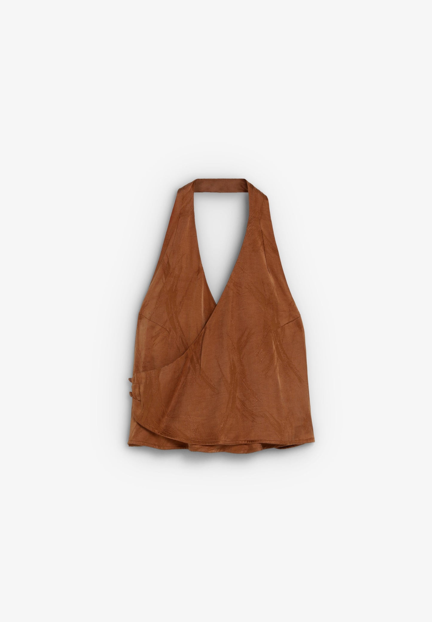 JACQUARD CROSSOVER TOP