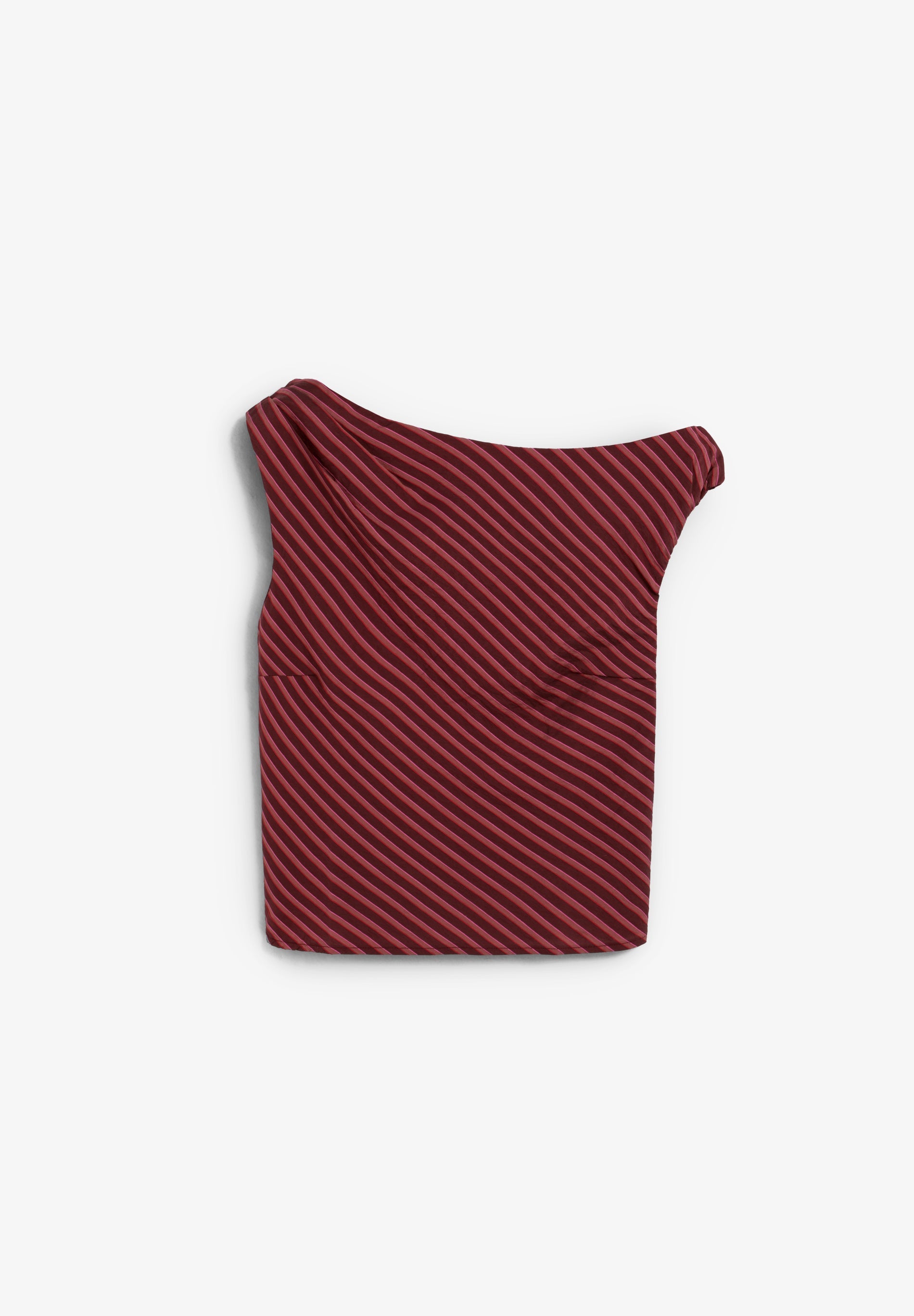 STRIPED ASYMMETRIC TOP