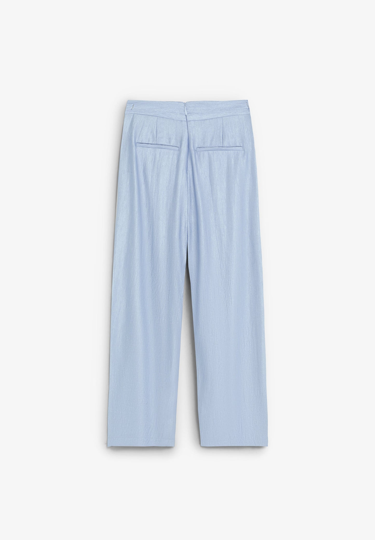 JACQUARD TROUSERS WITH SCALLOPED DETAIL