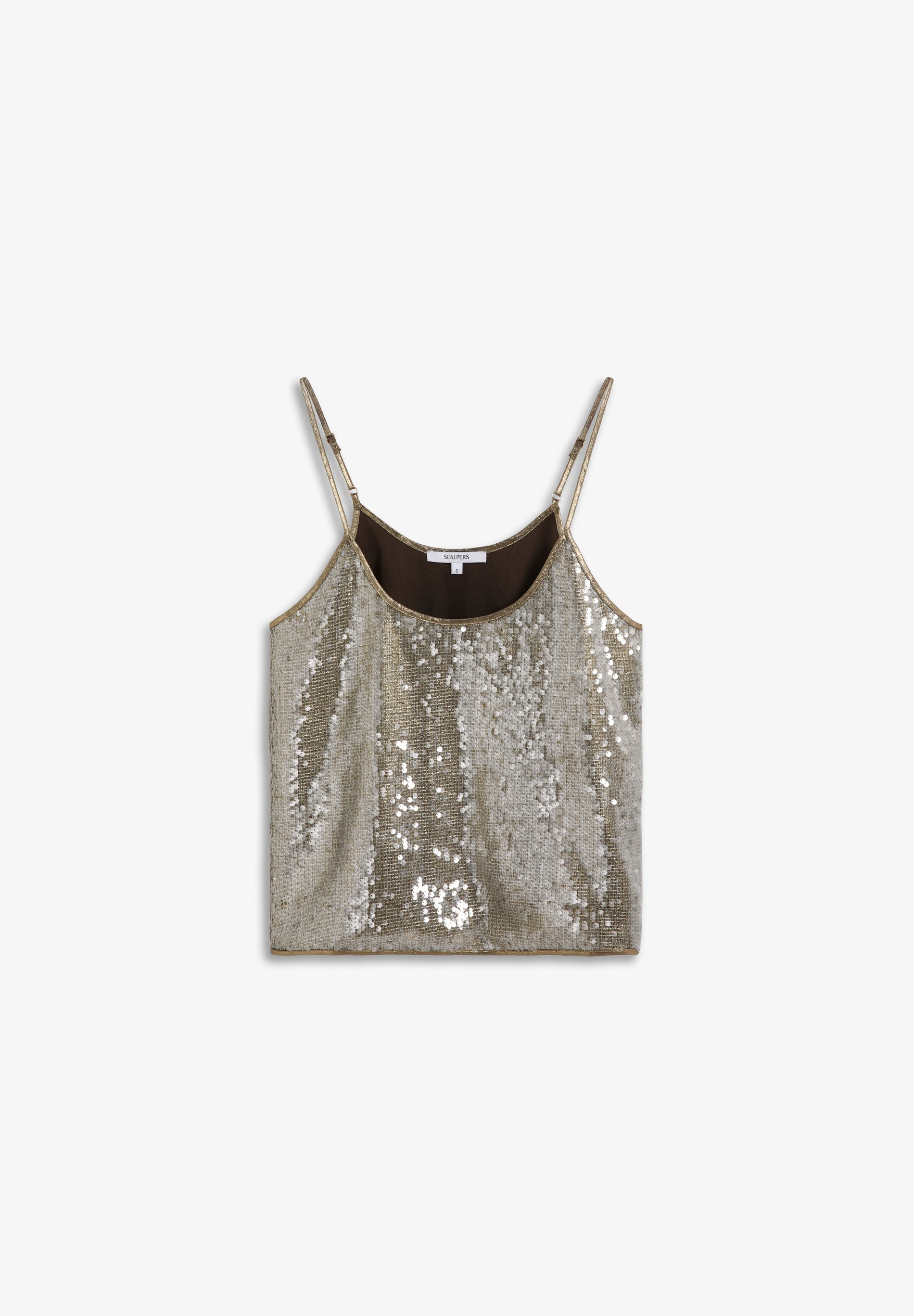 SCSEQUINS GOLD TOP