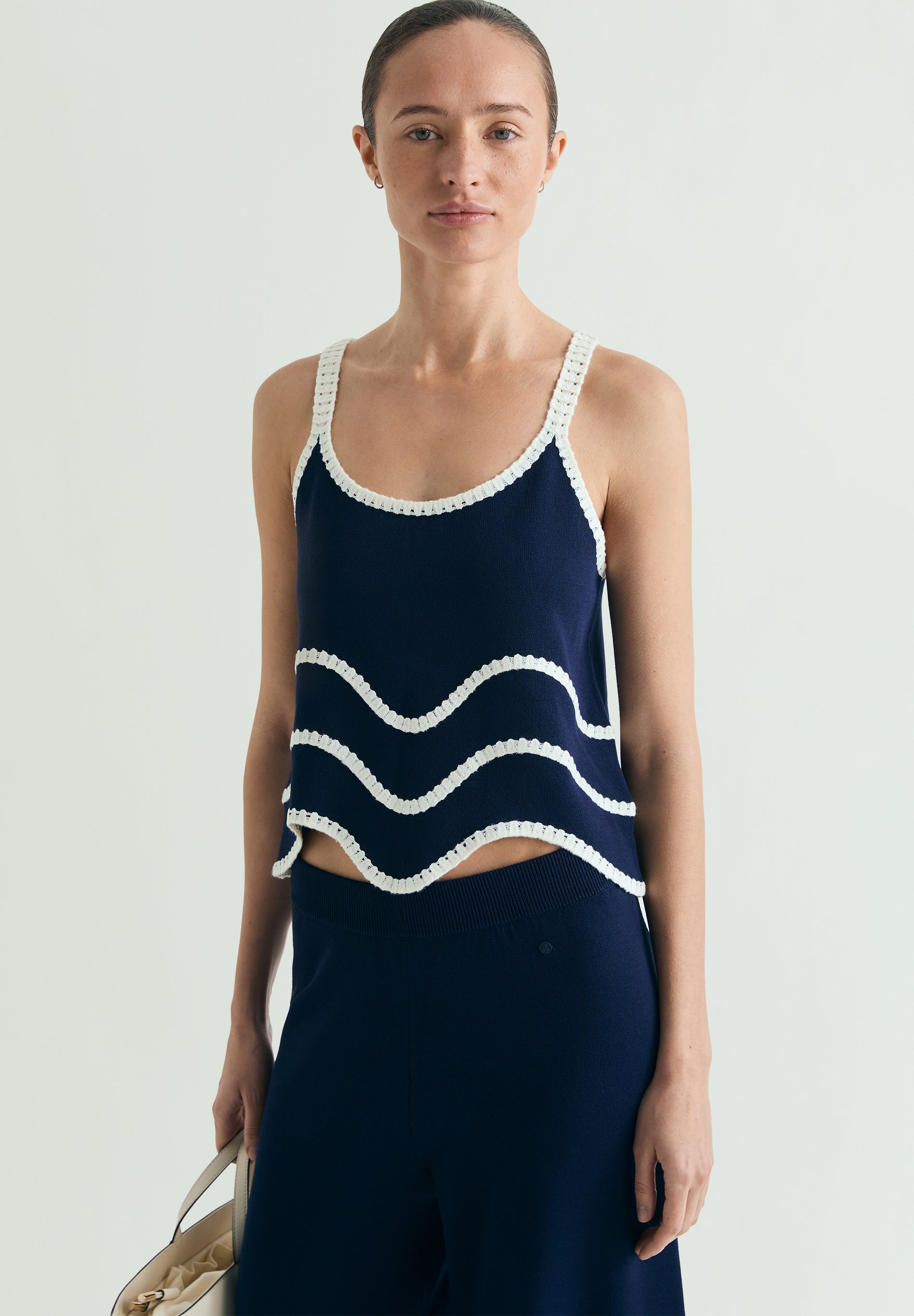 FINE KNIT TANK TOP