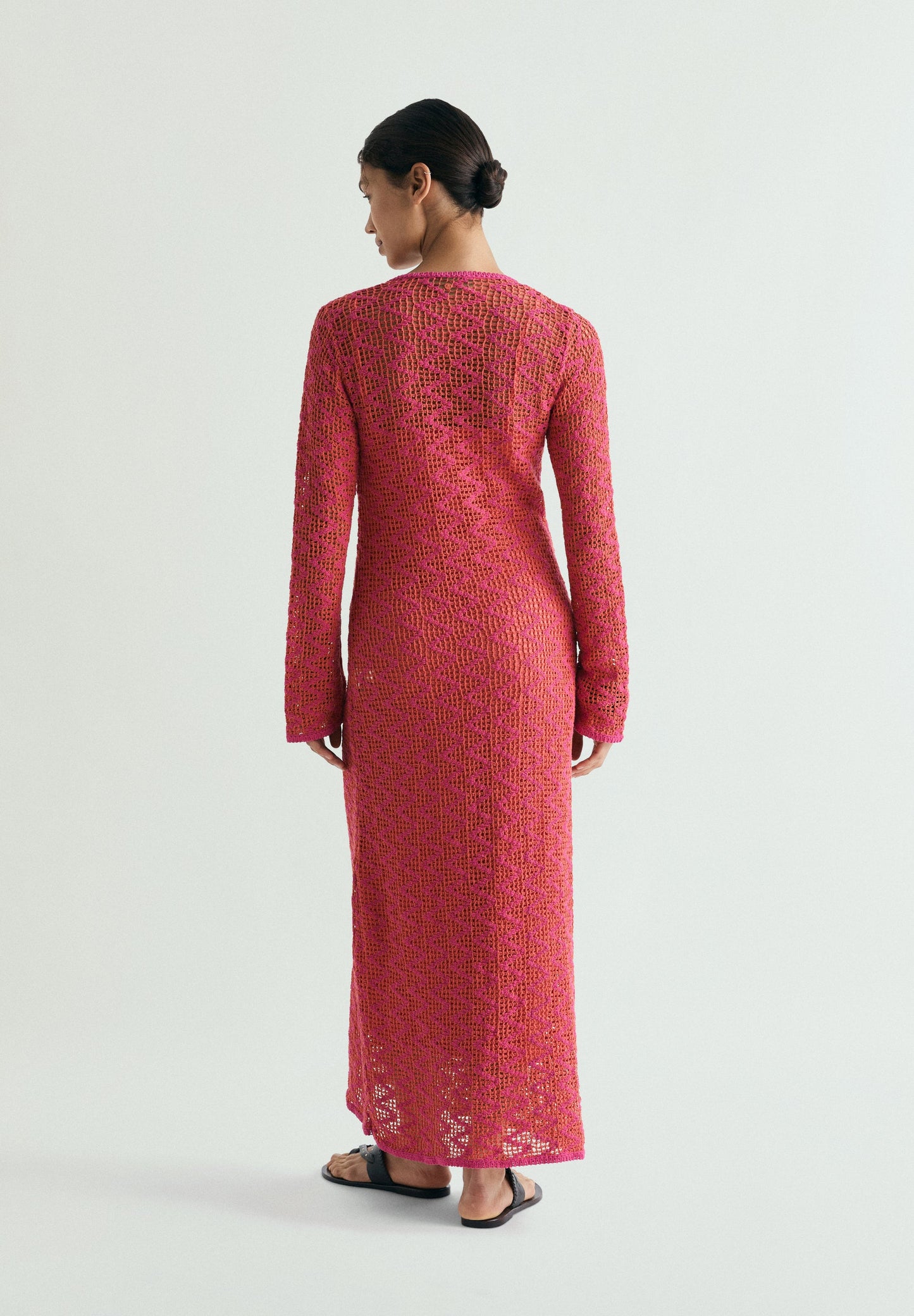 CROCHET MIDI DRESS