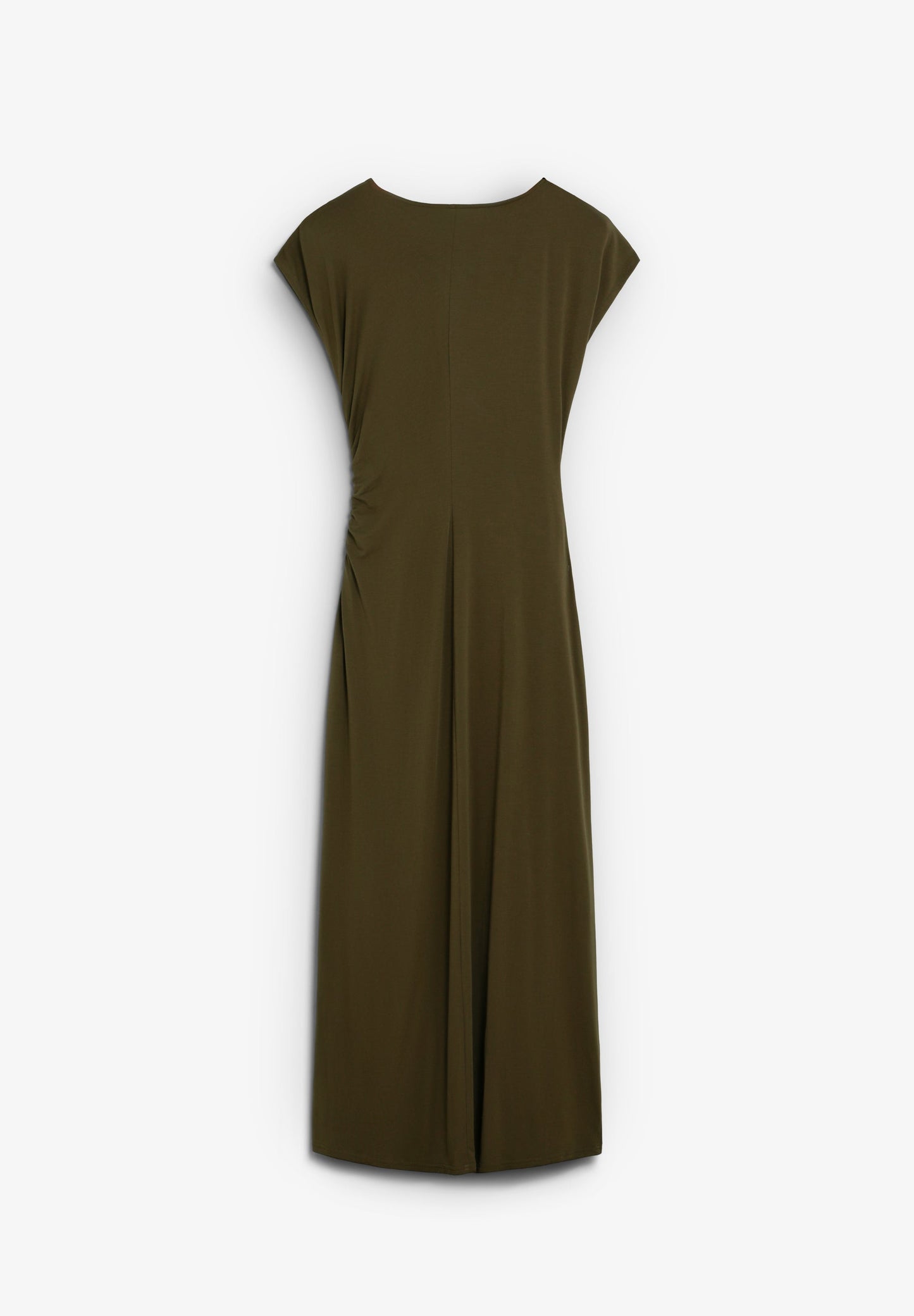 DRAPED CUPRO DRESS