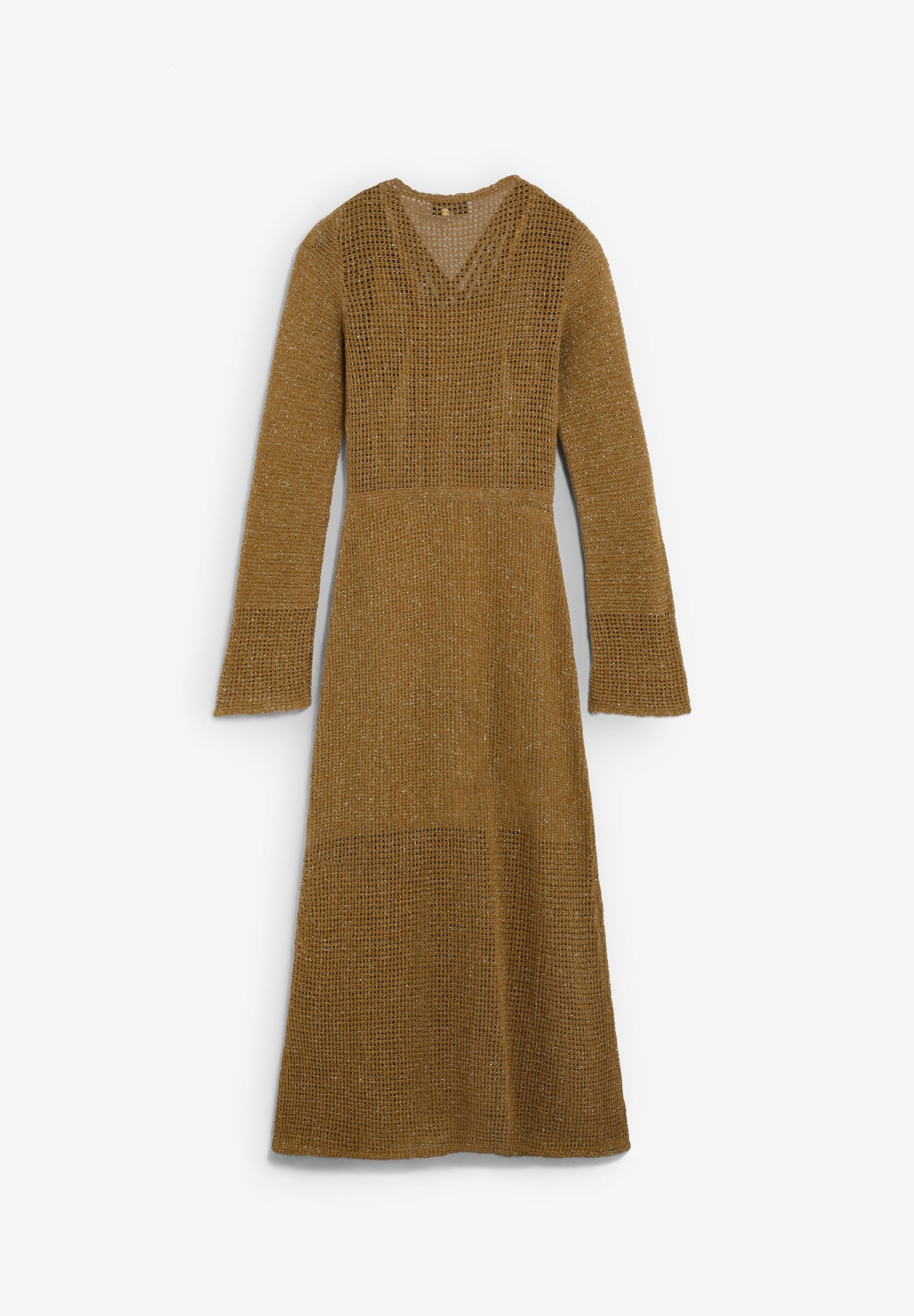 METALLIC THREAD KNIT DRESS