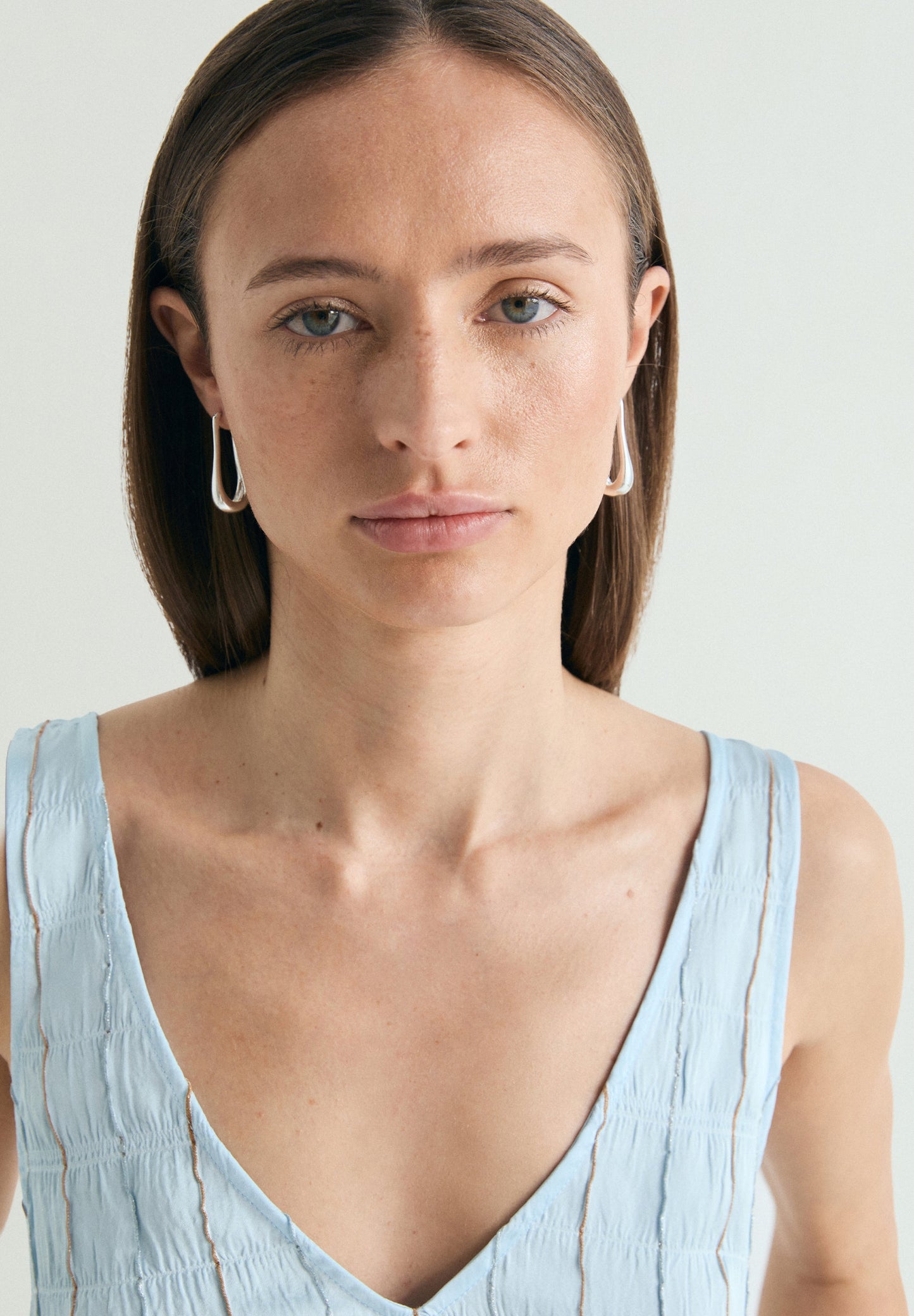 TEXTURED MIDI DRESS