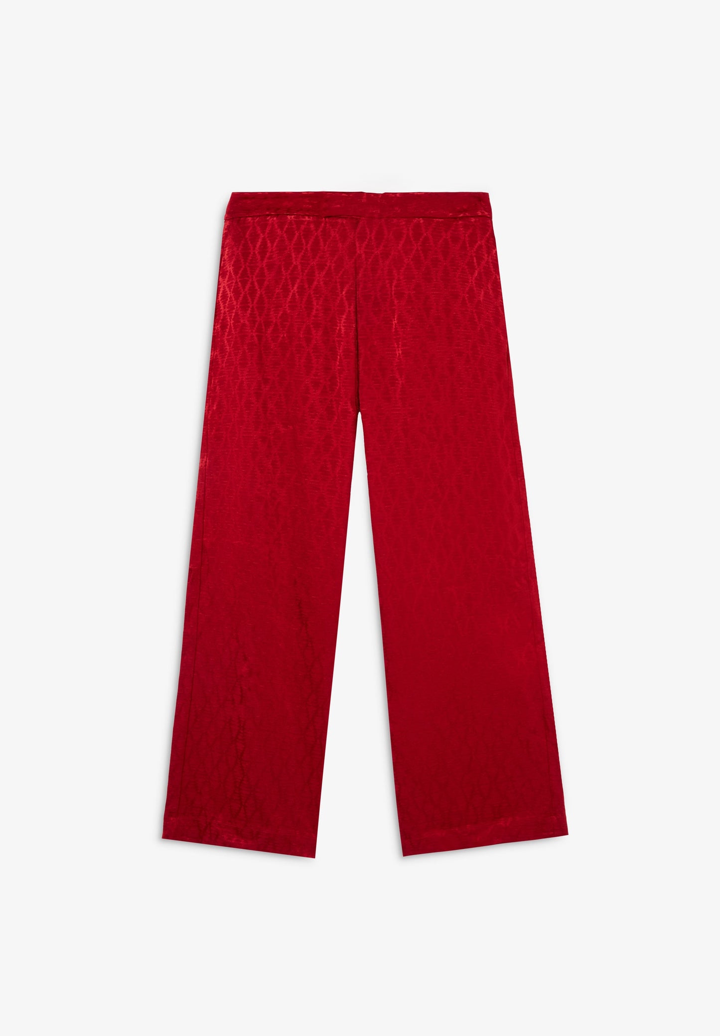 FLARED JACQUARD CULOTTES