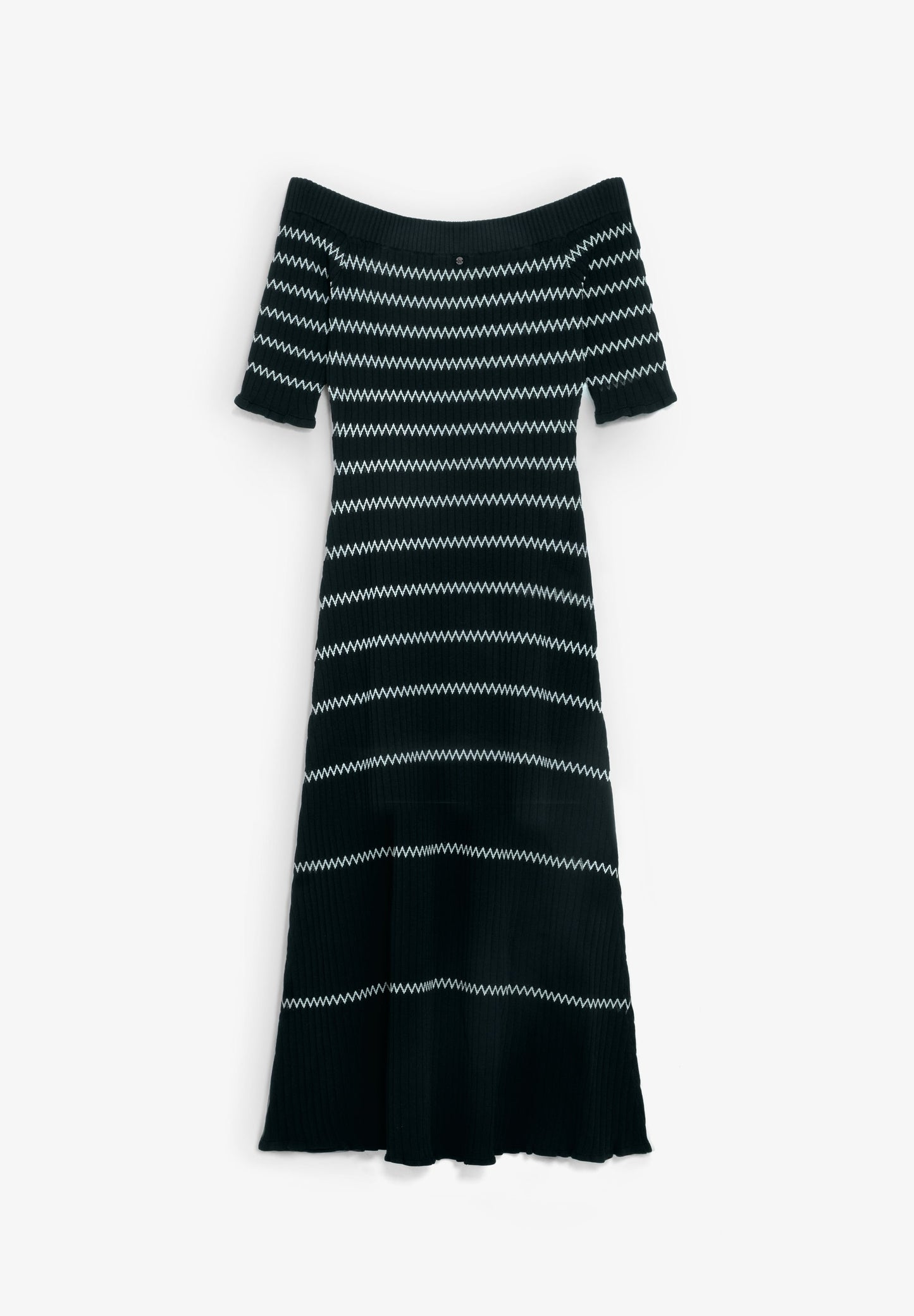 VESTIDO PUNTO ESCOTE BARDOT - Scalpers