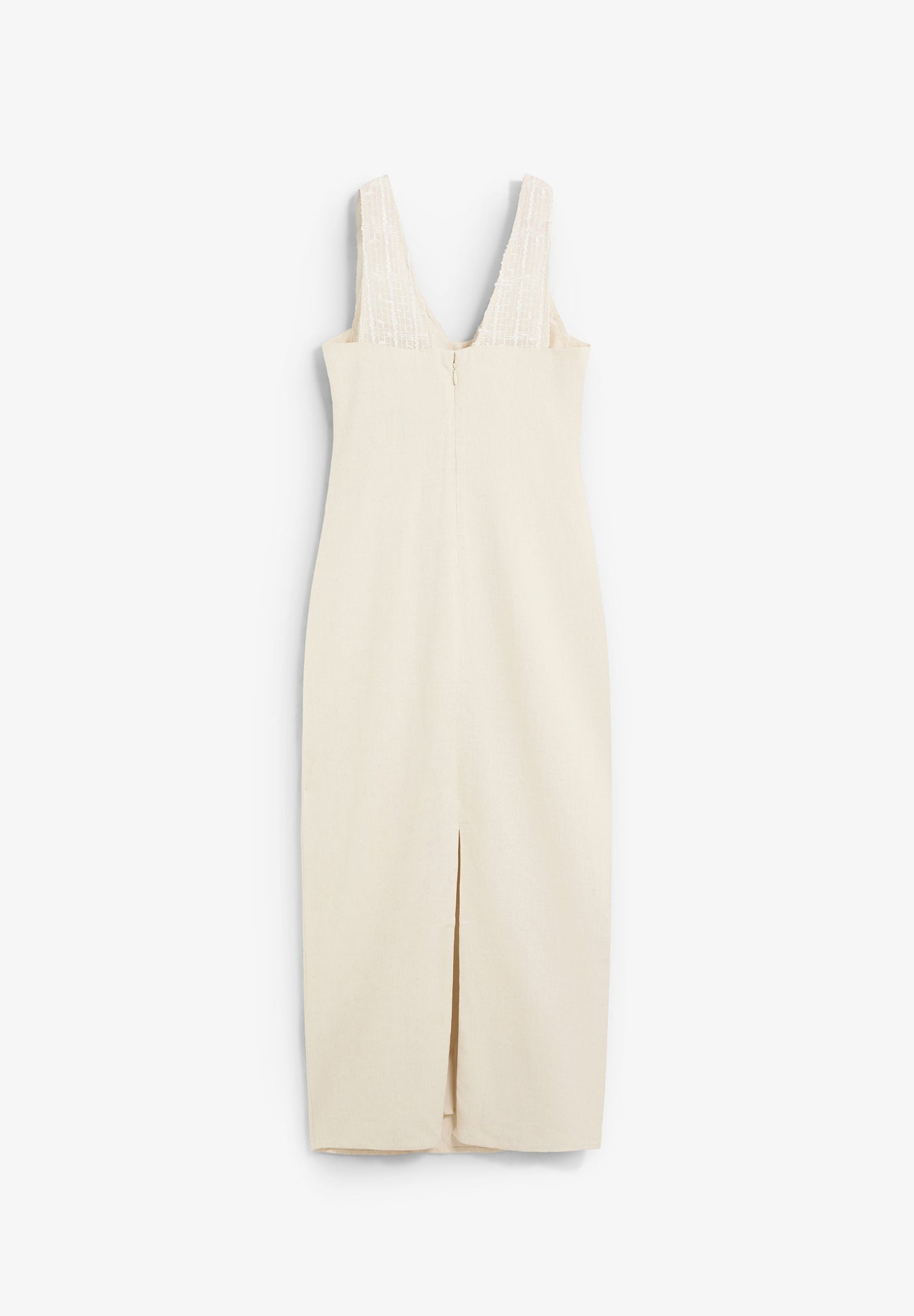 LINEN MIDI DRESS