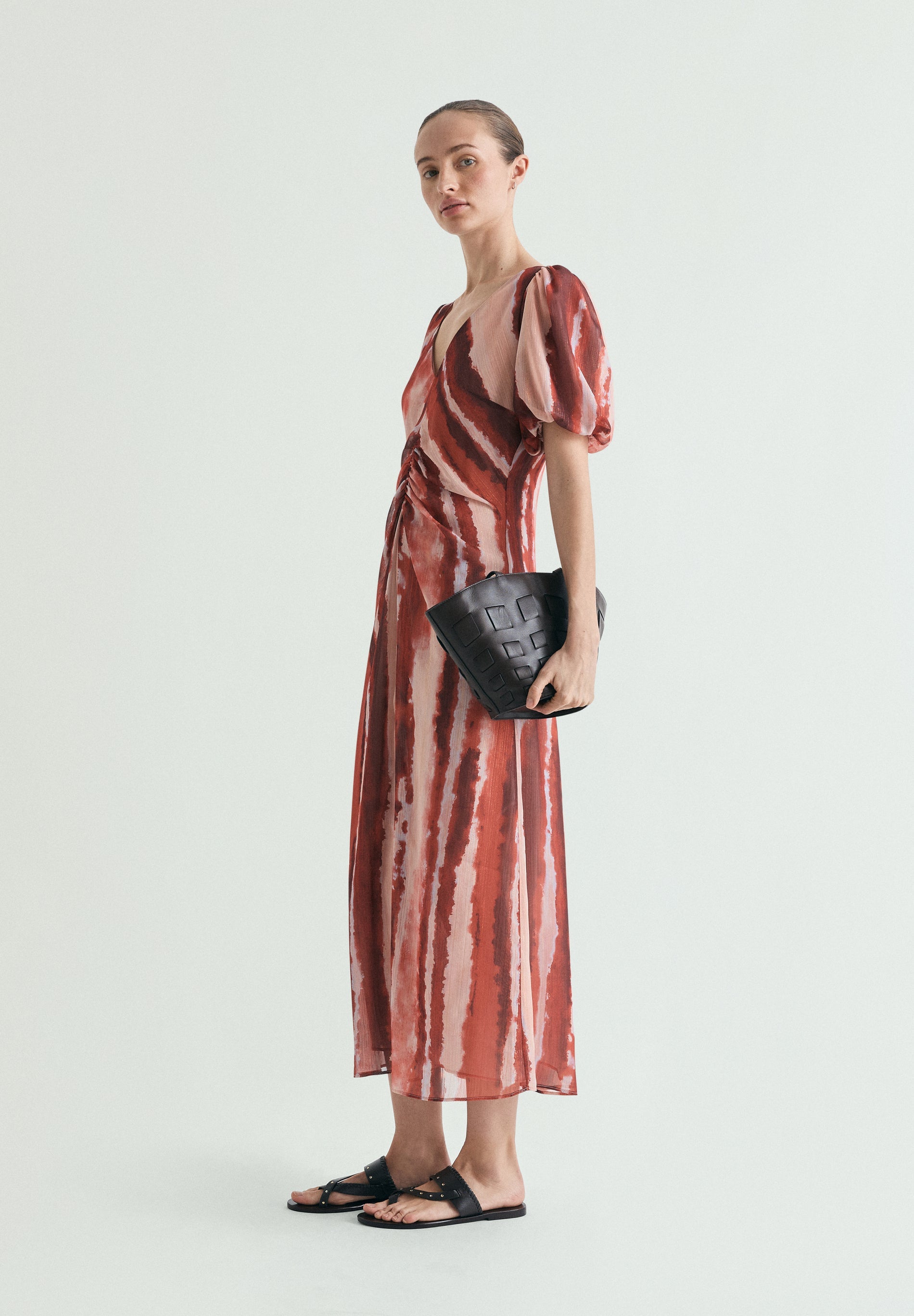 TIE-DYE PRINT DRESS