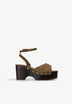 SCWOODPLATFORM SANDAL