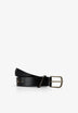 LEATHER BELT WITH STUDS