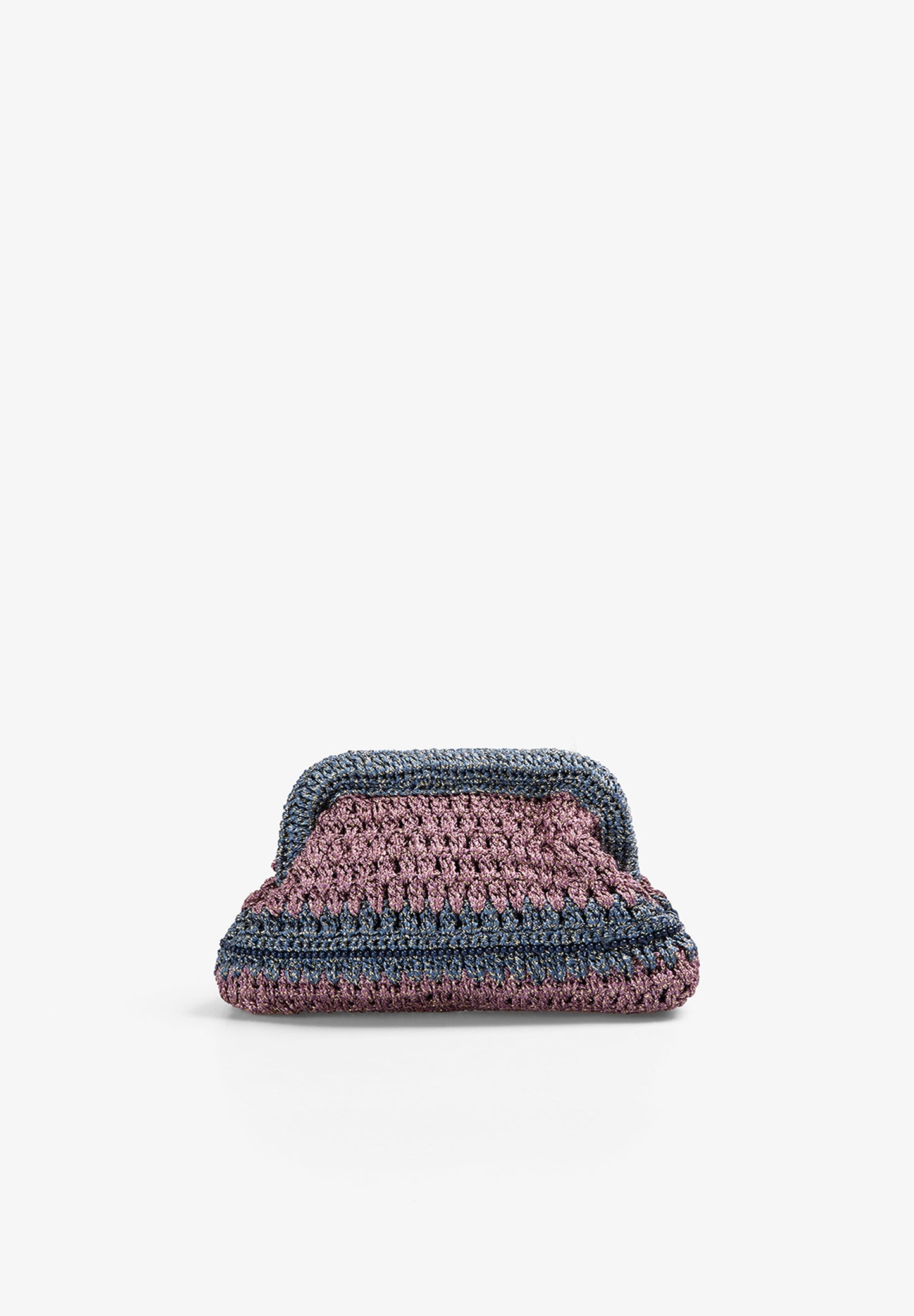 METALLIC CLUTCH BAG