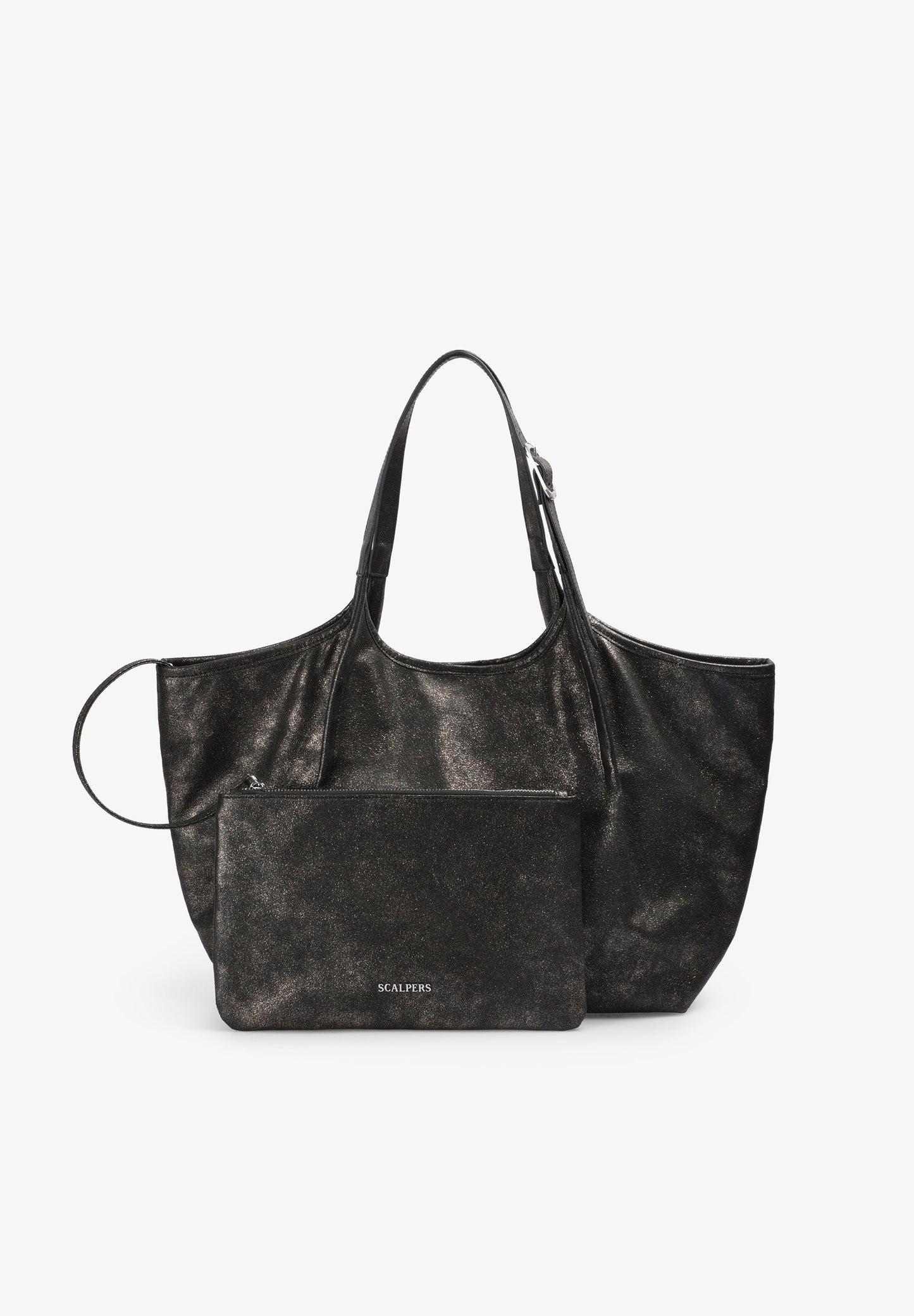 METALLIC TOTE BAG
