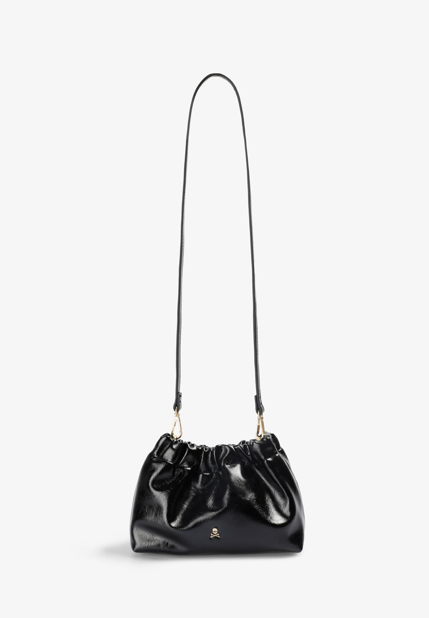 RUCHED CLUTCH BAG