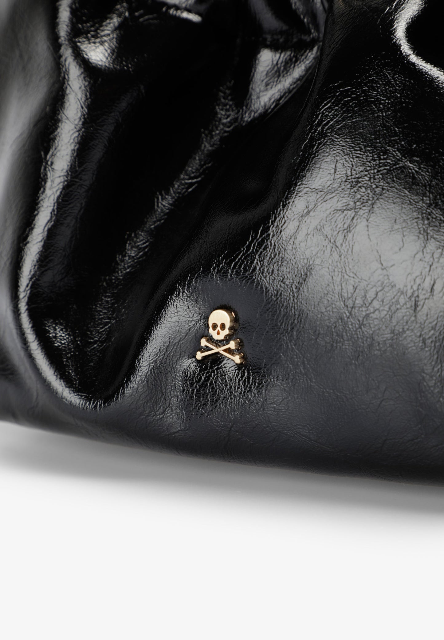 RUCHED CLUTCH BAG