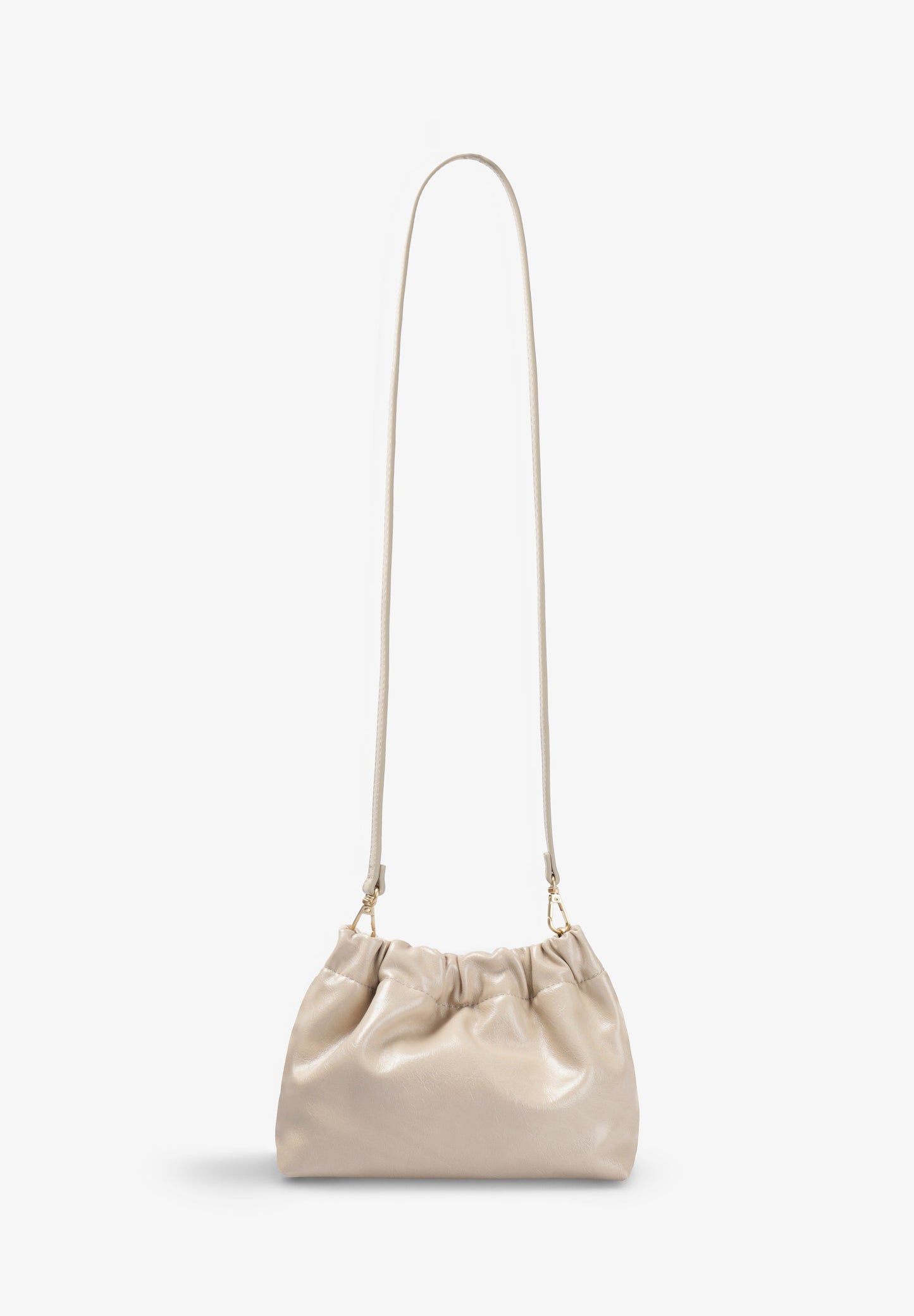 RUCHED CLUTCH BAG