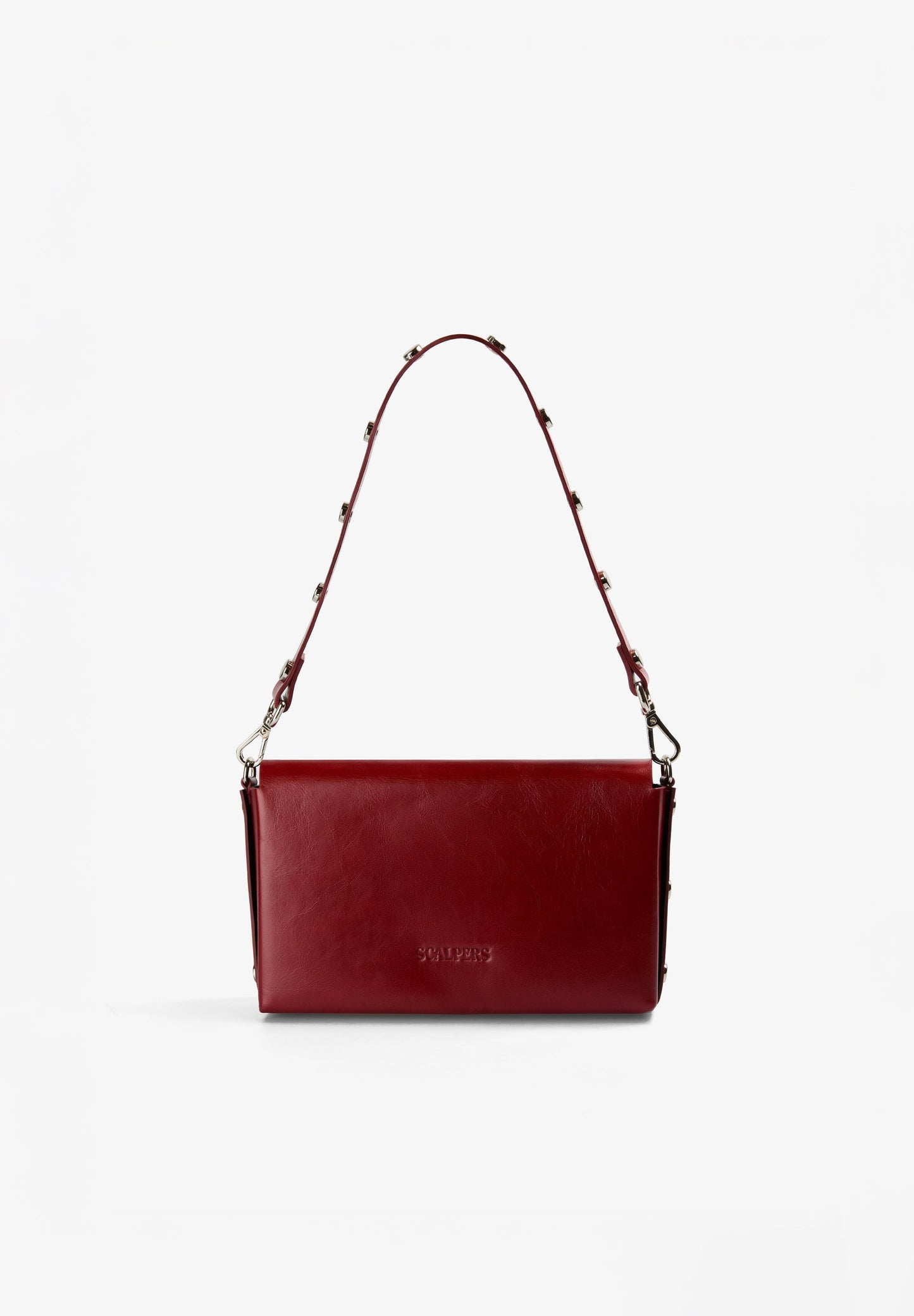 STUDDED LEATHER MINI BAG