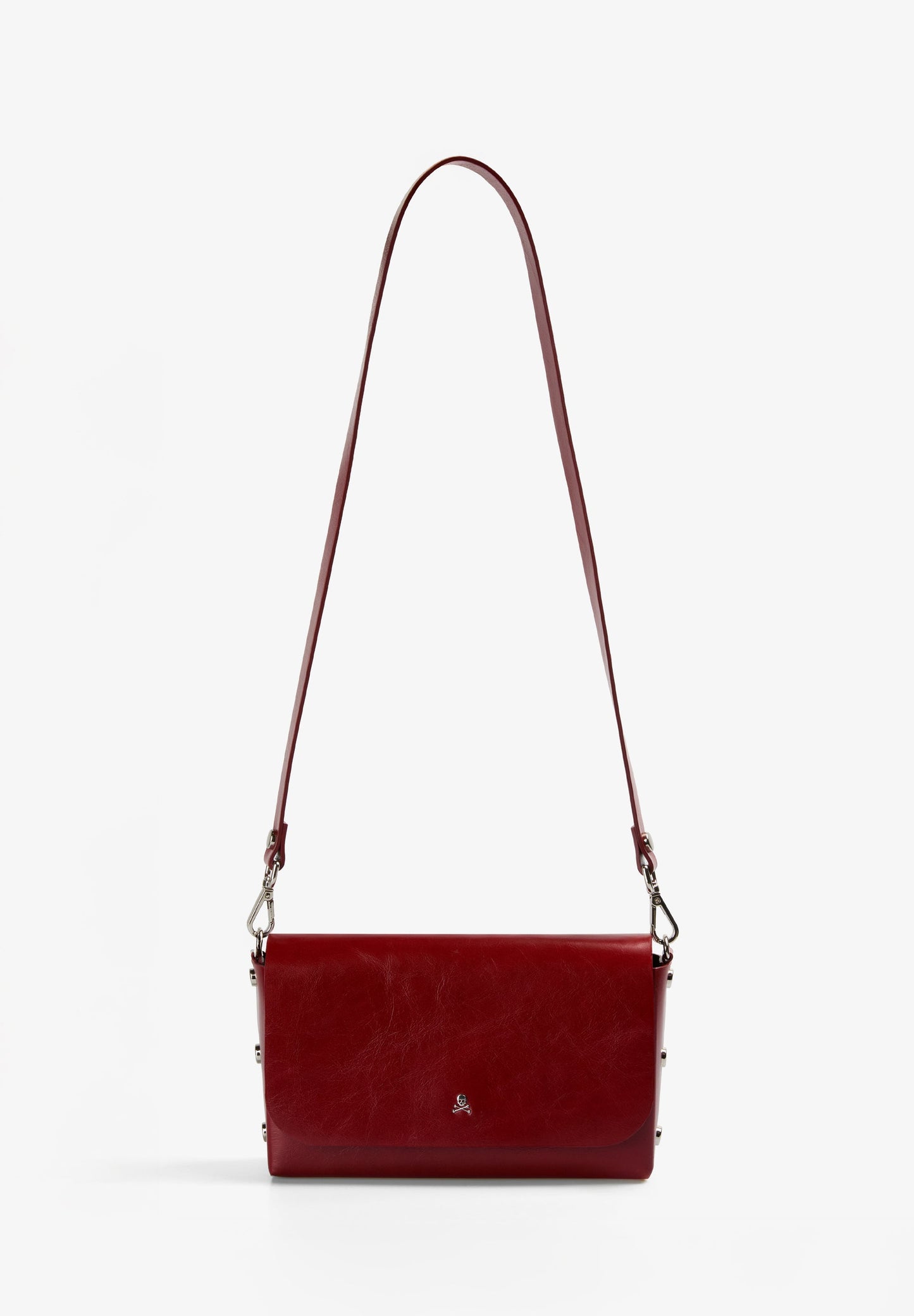 STUDDED LEATHER MINI BAG