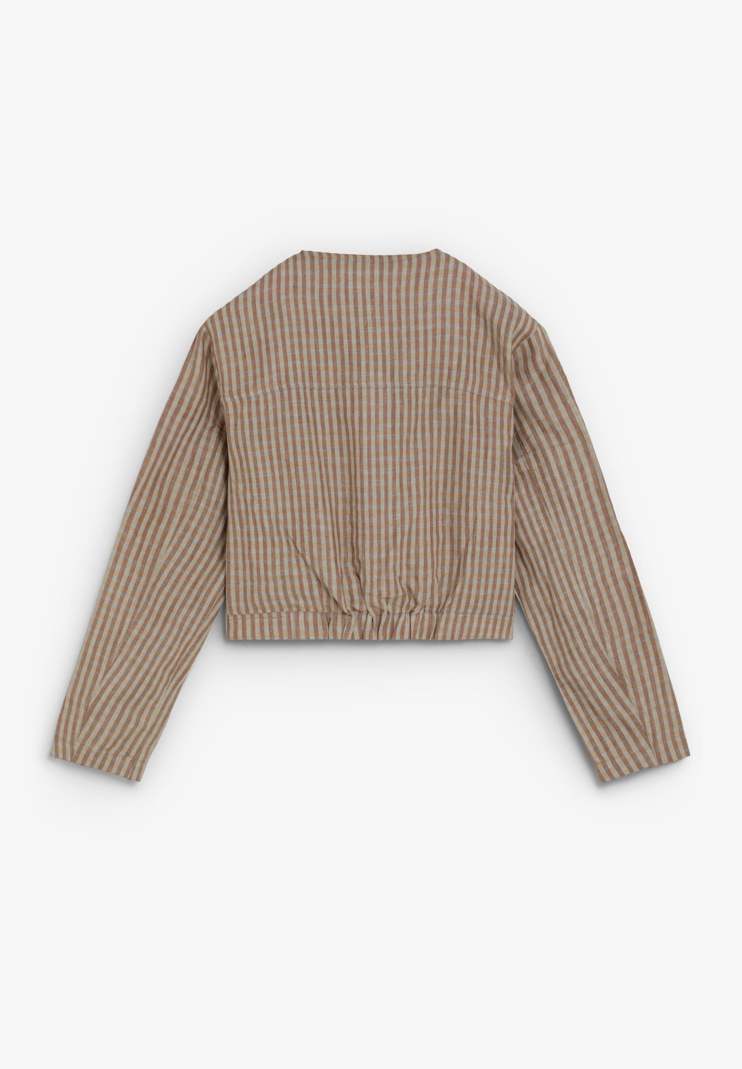 LINEN GINGHAM JACKET