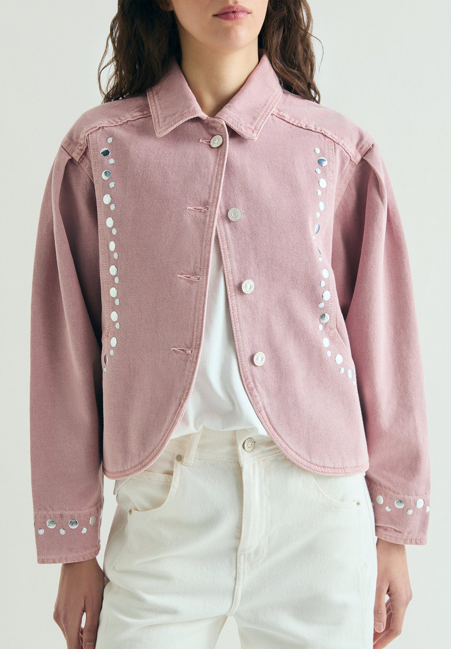 STUDDED DENIM JACKET