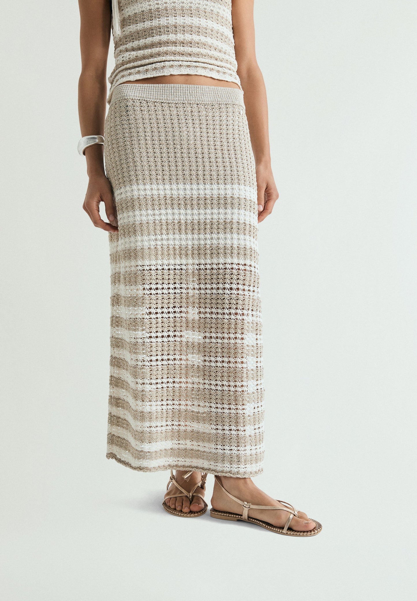 CROCHET SKIRT WITH SLITS