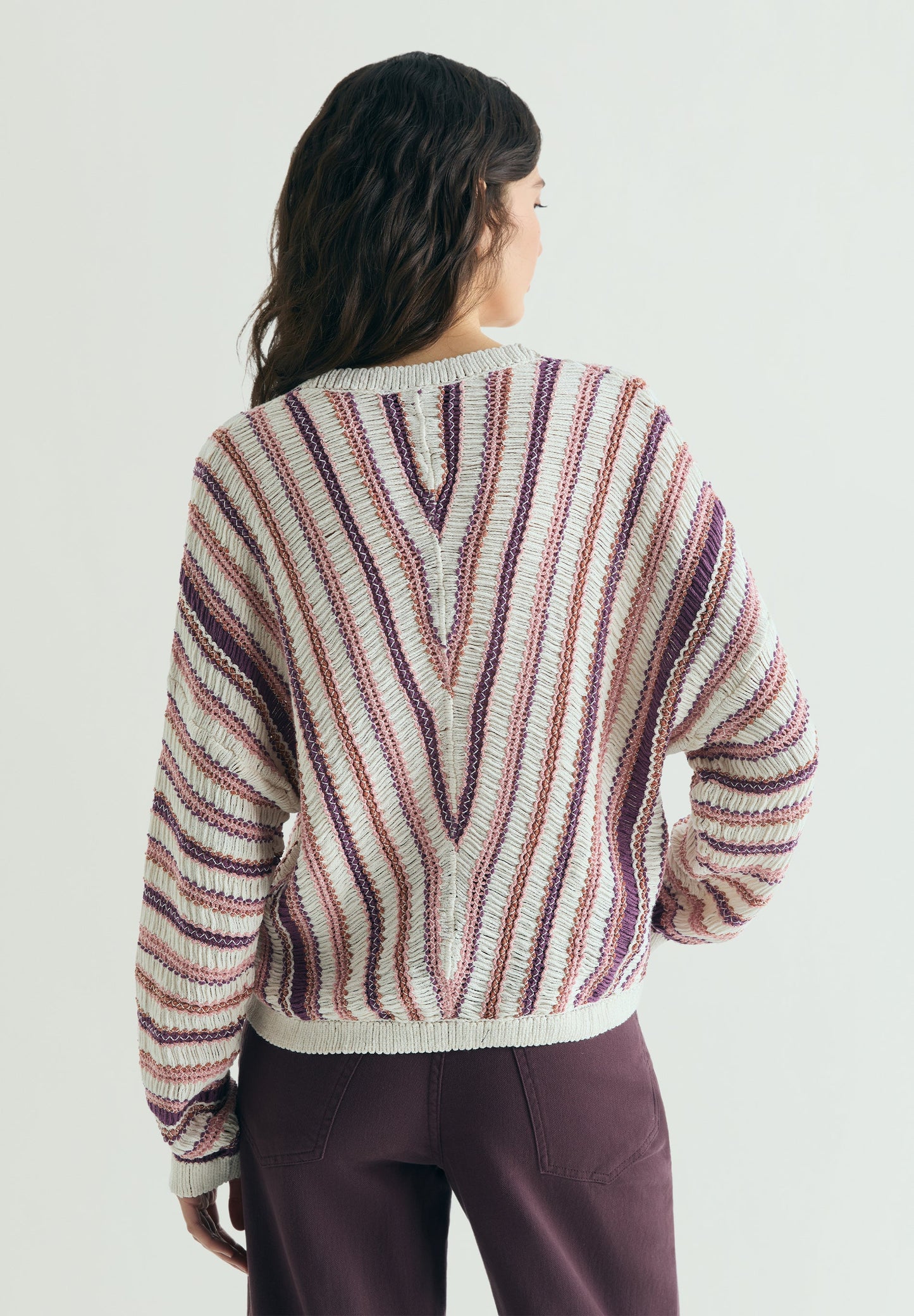 MULTICOLOUR STRIPED SWEATER