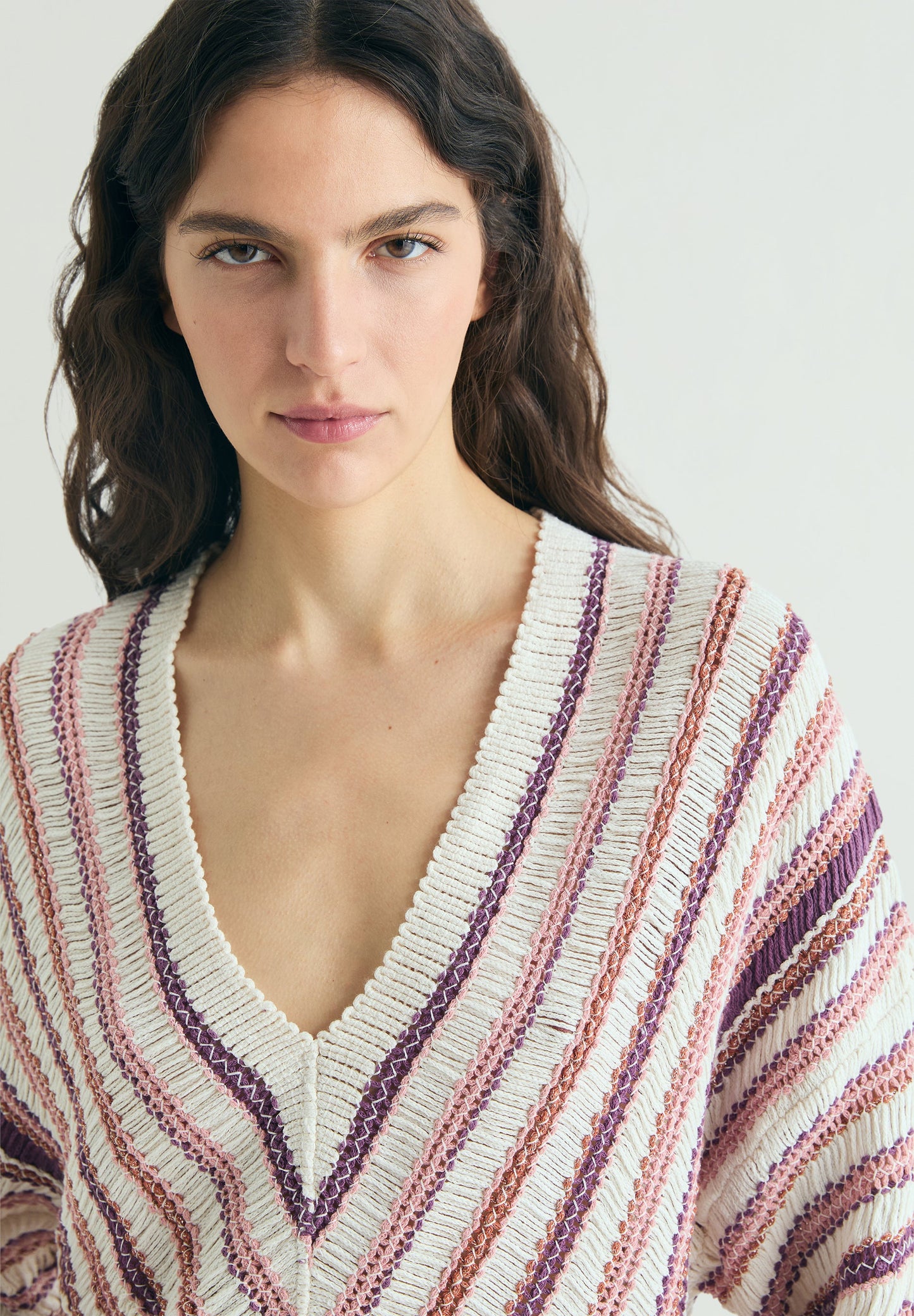 MULTICOLOUR STRIPED SWEATER