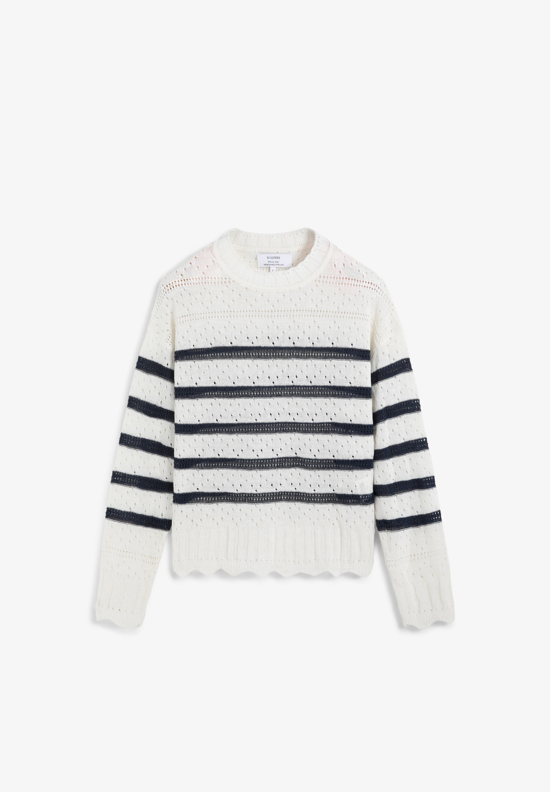 STRIPED KNIT SWEATER