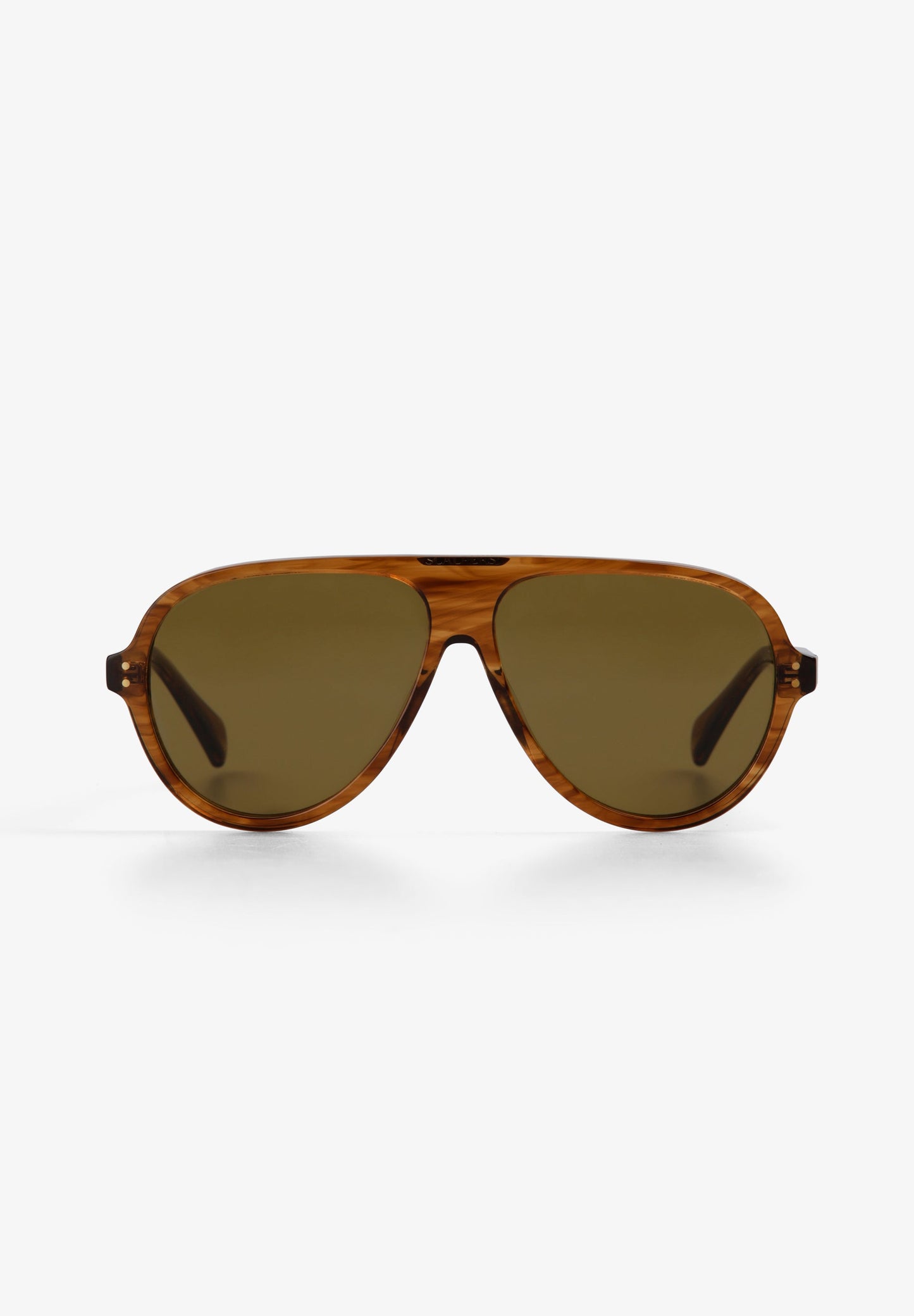 TORTOISESHELL AVIATOR SUNGLASSES