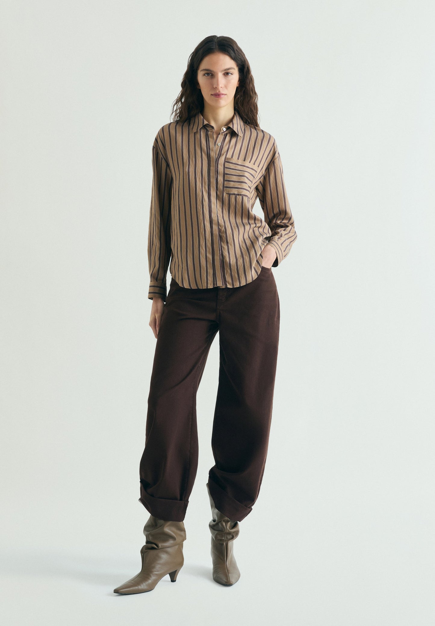 STRIPED SHIRT WITH POCKET