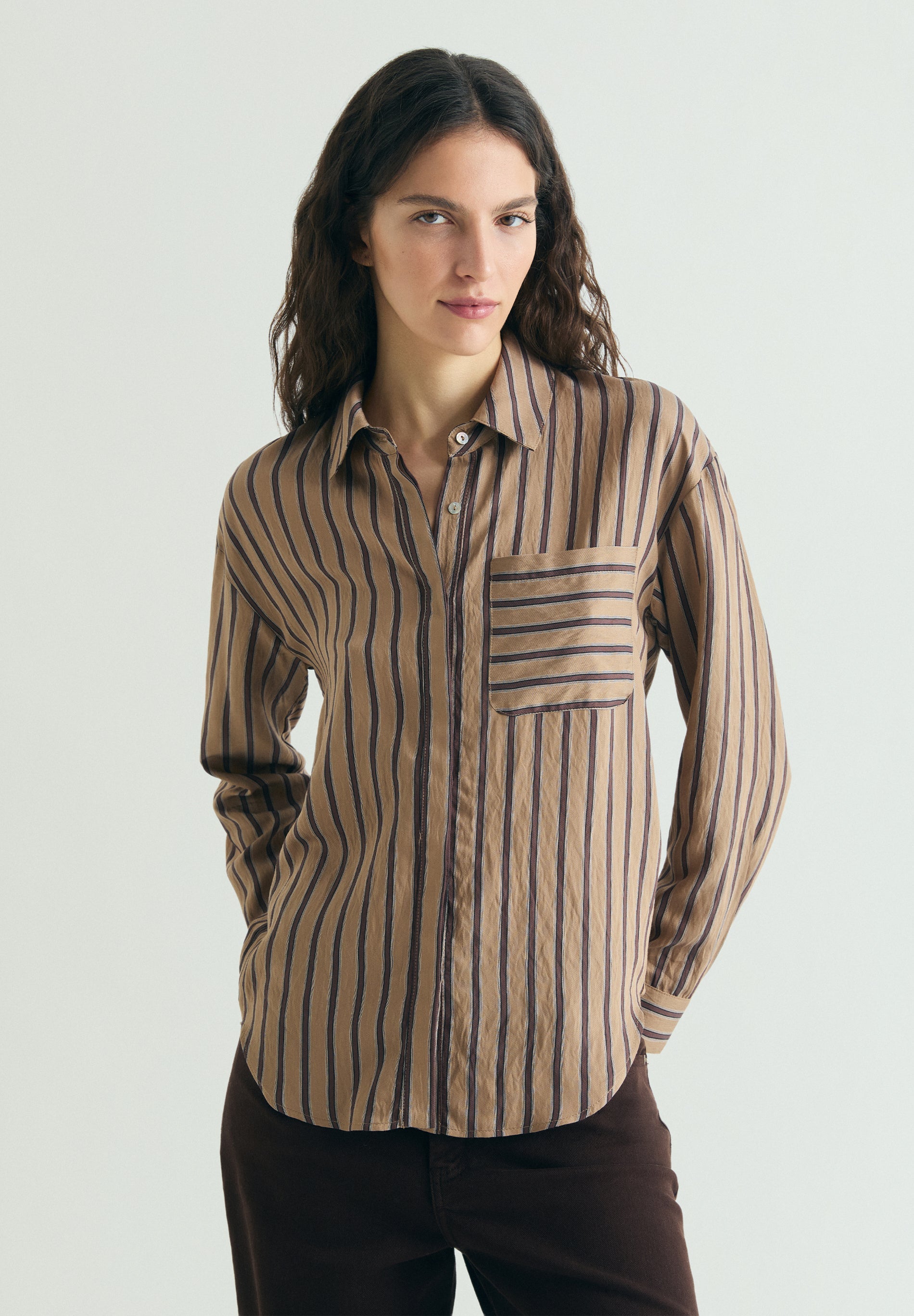 STRIPED SHIRT WITH POCKET