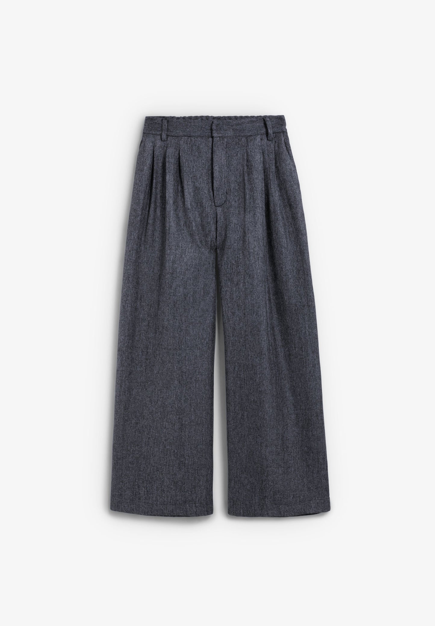 HERRINGBONE TROUSERS WITH DARTS