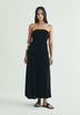 GATHERED KNIT DRESS