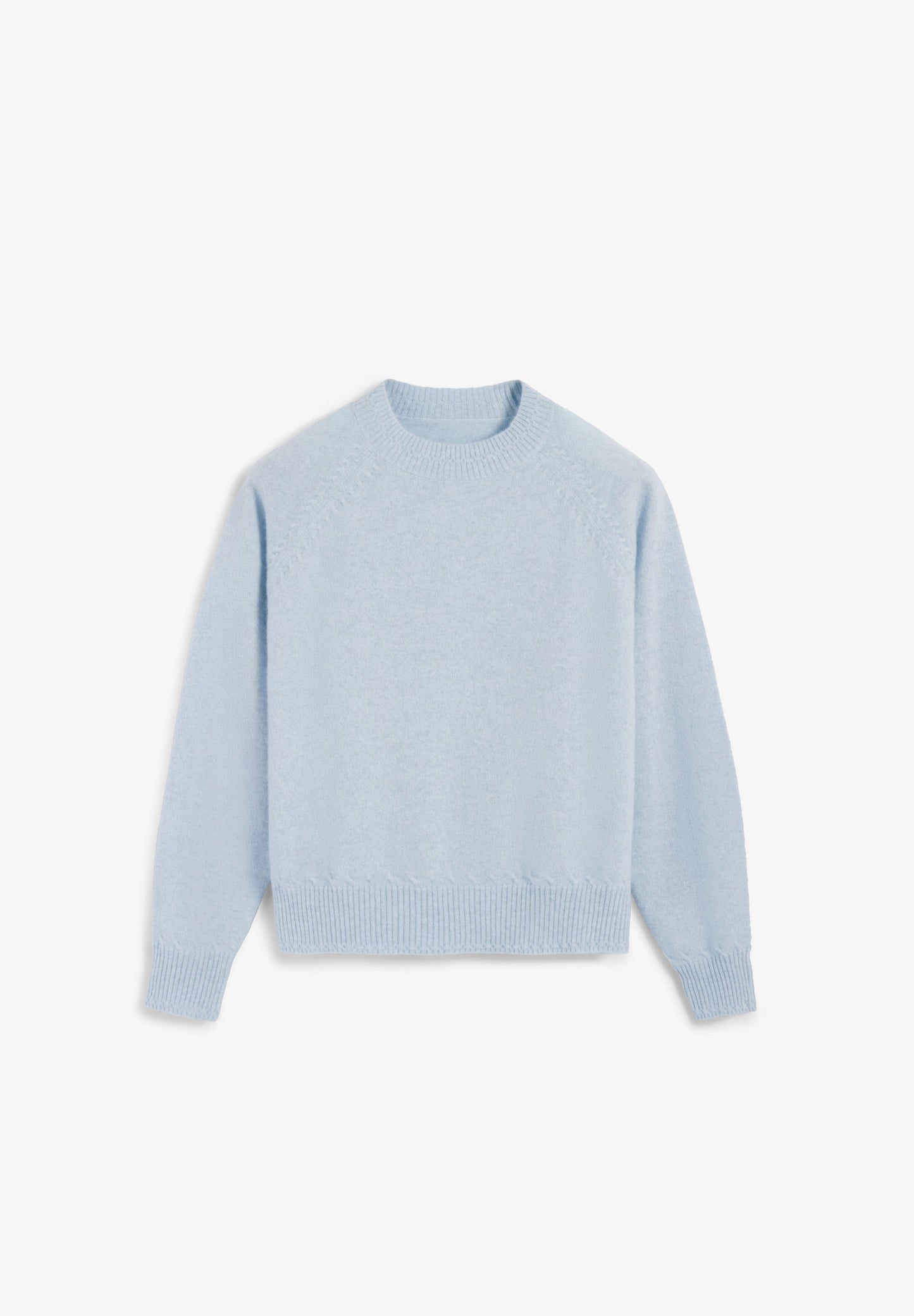 ROUND NECK 100% CASHMERE SWEATER