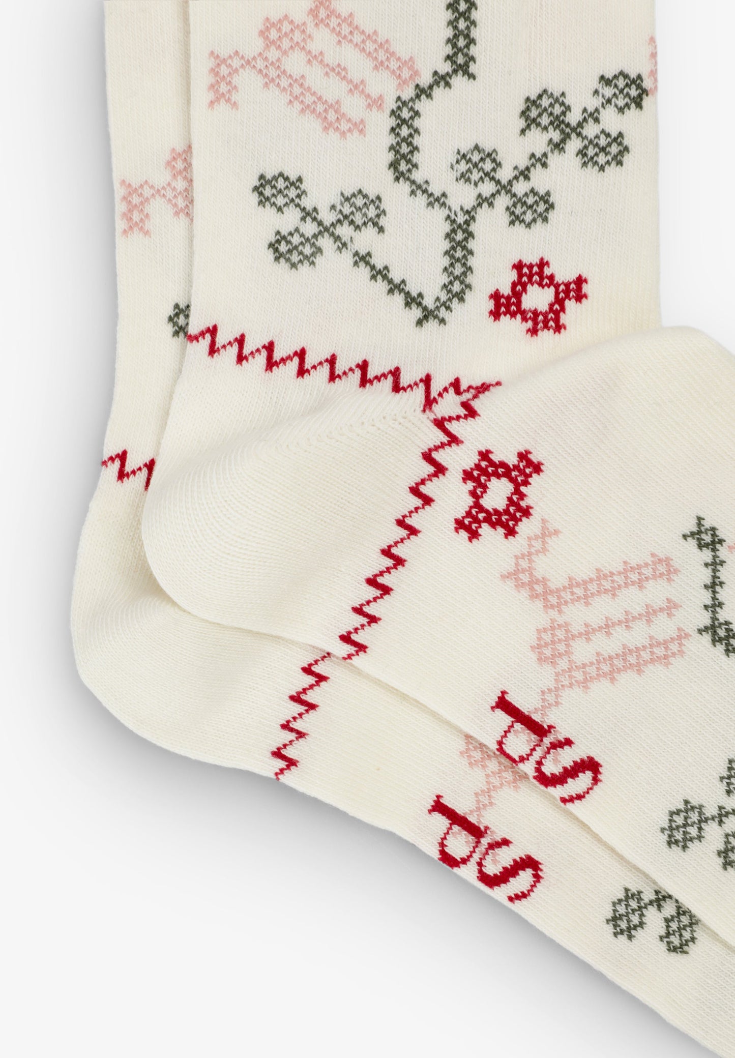 FLORAL EMBROIDERED ANKLE SOCKS