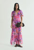 FLORAL PRINT MAXI DRESS