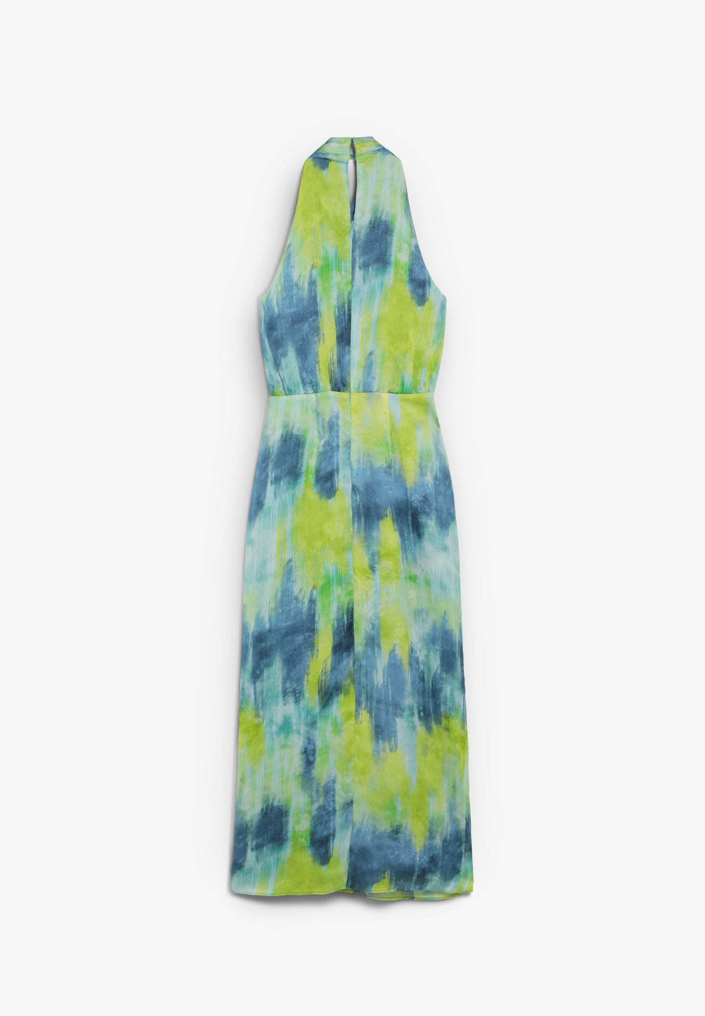 TIE DYE MIDI DRESS WITH KNOT
