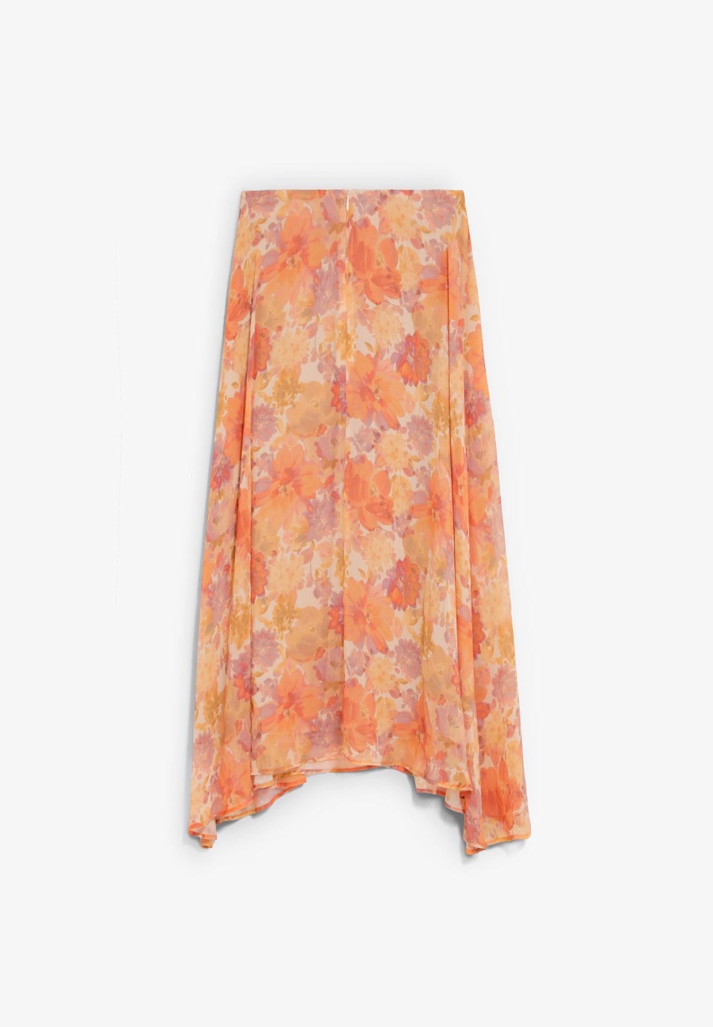FLORAL MIDI SKIRT