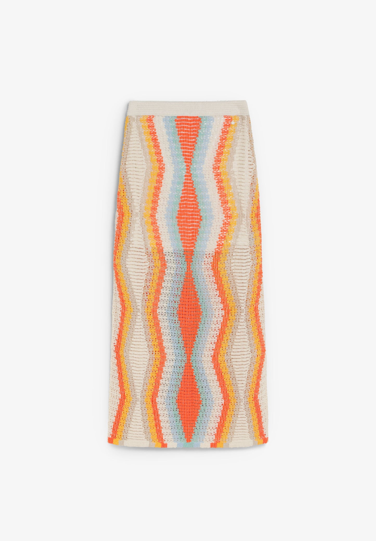 MULTICOLOURED CROCHET SKIRT