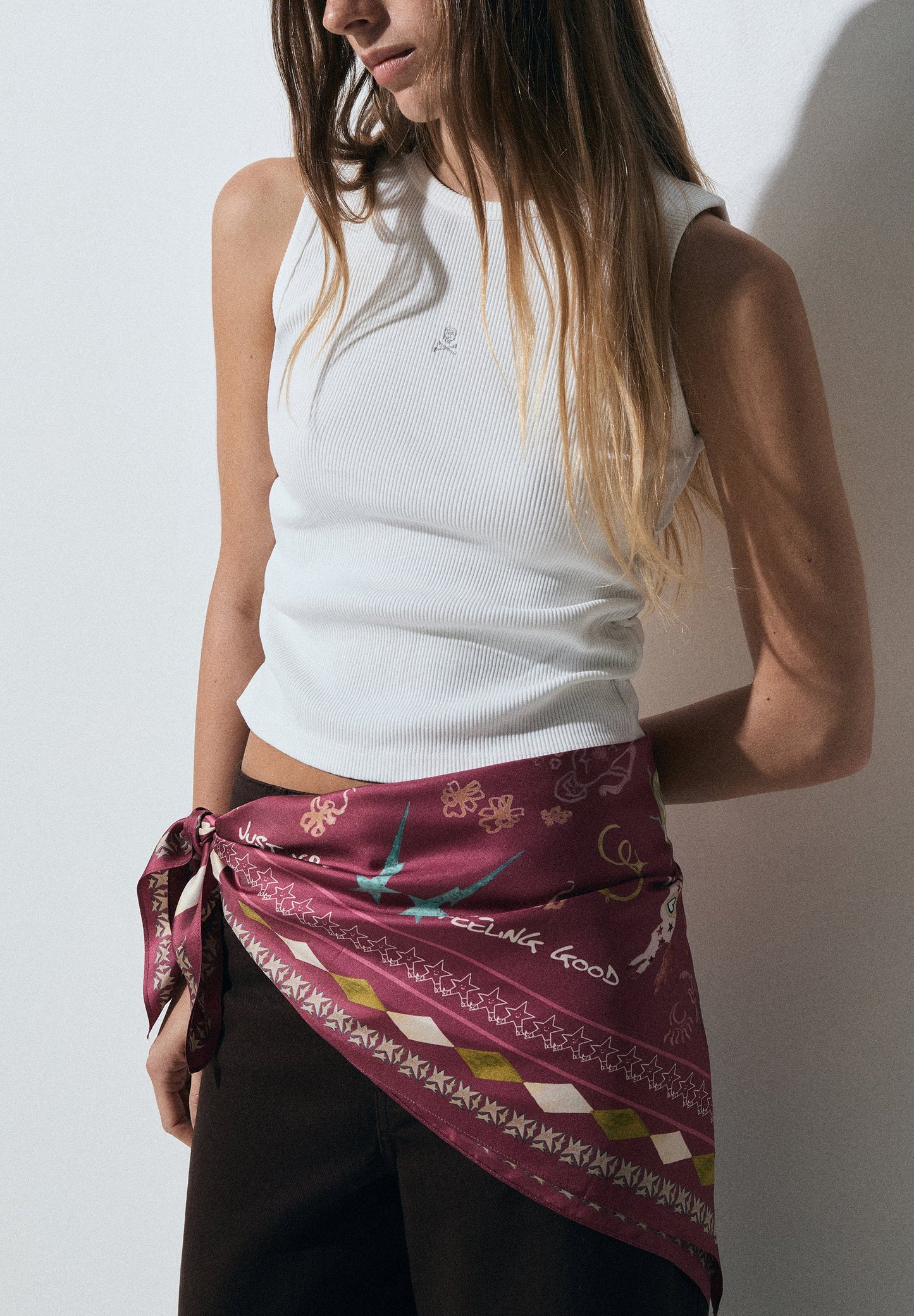 100% SILK PRINTED HANDKERCHIEF
