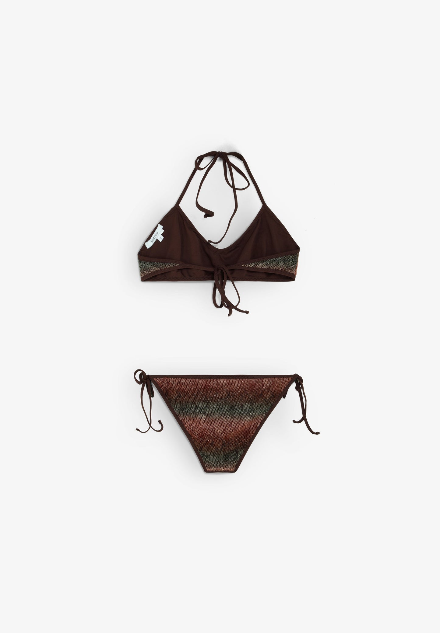 MULTICOLOURED MESH BIKINI