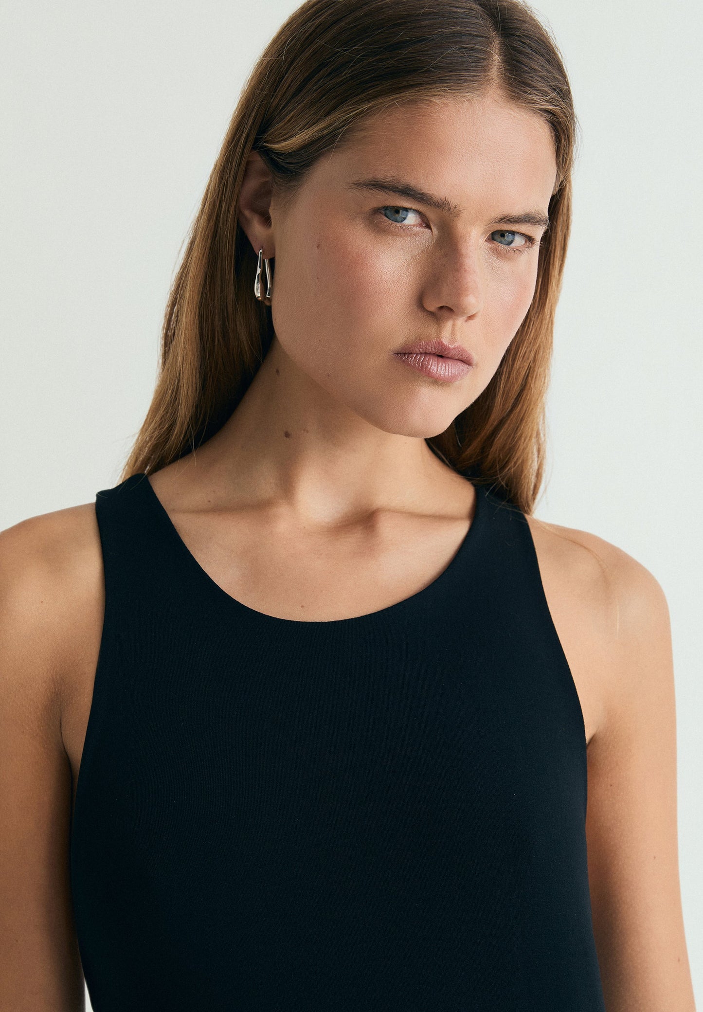 SCTWISTED BACK JERSEY DRESS