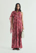 PRINTED HALTER DRESS