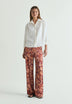 FLOWING PRINTED TROUSERS
