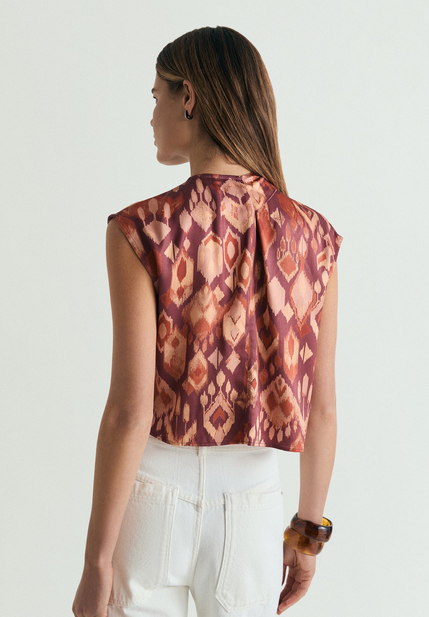 PRINTED KNOT TOP