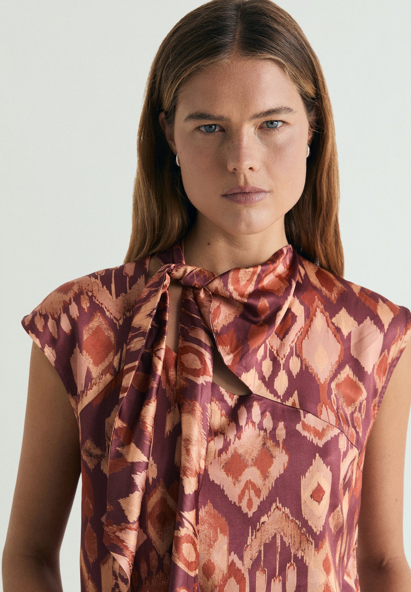 PRINTED KNOT TOP