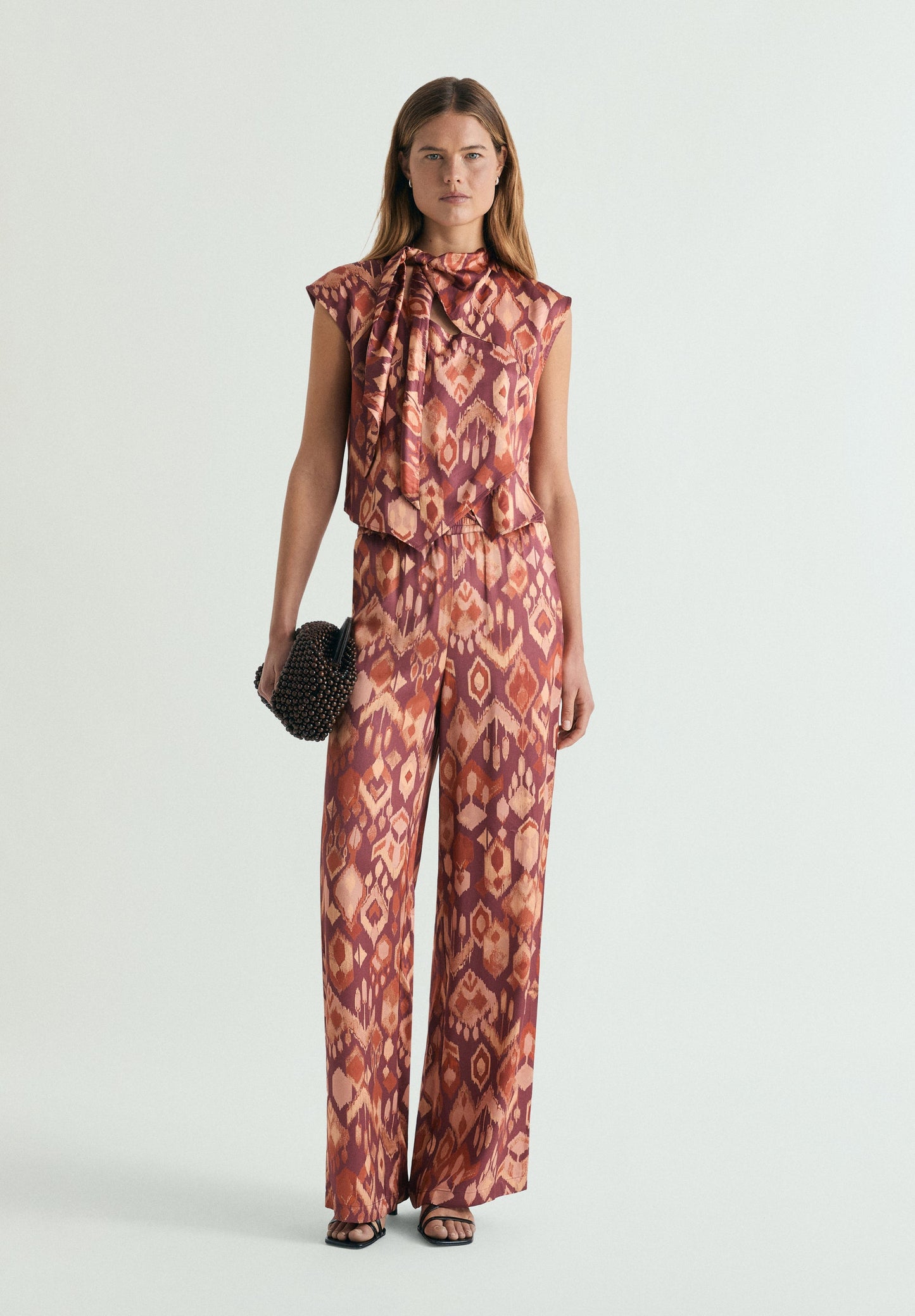 PRINTED KNOT TOP
